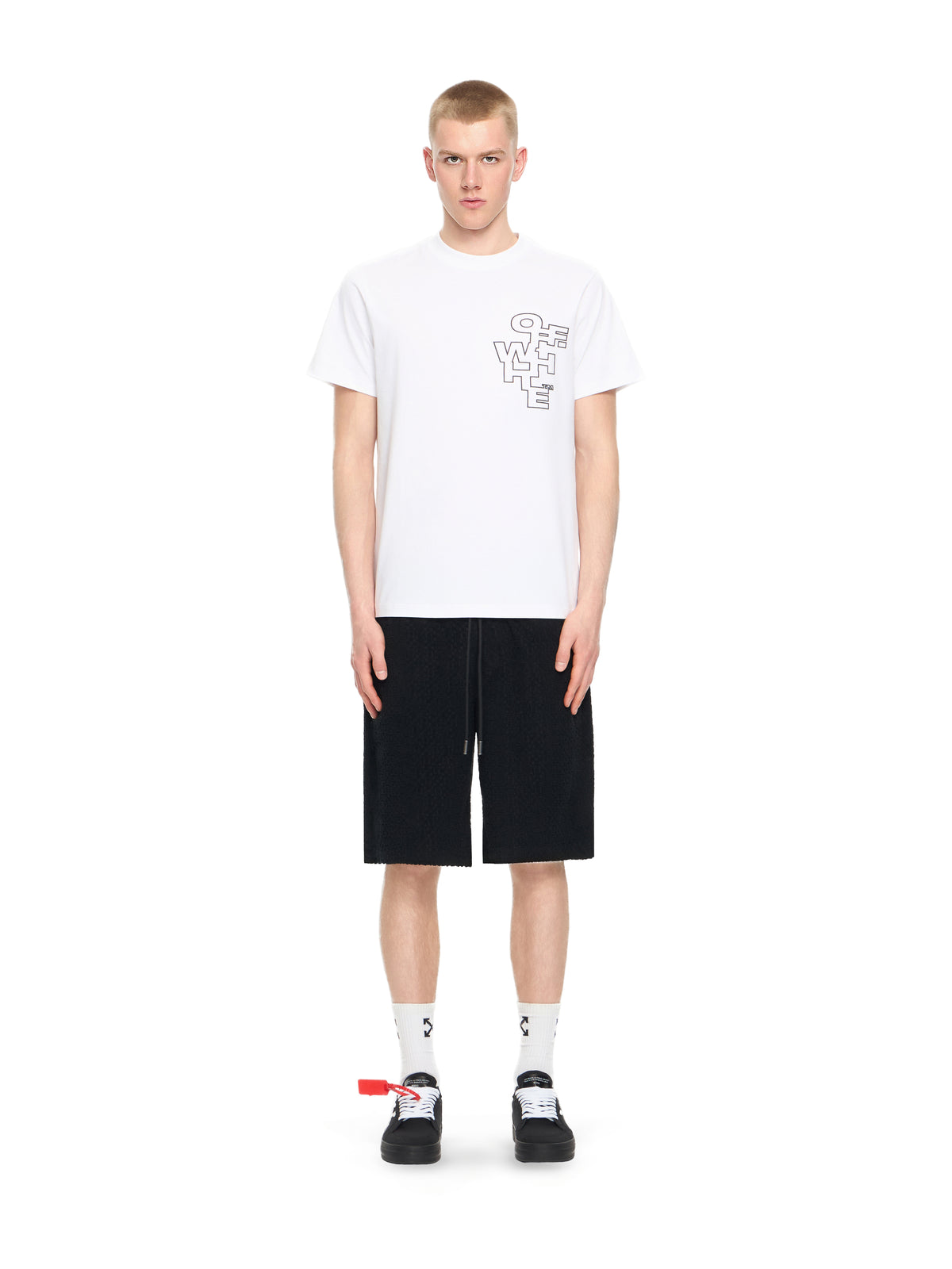 Slim Fit Outlined Signature S/S T-Shirt