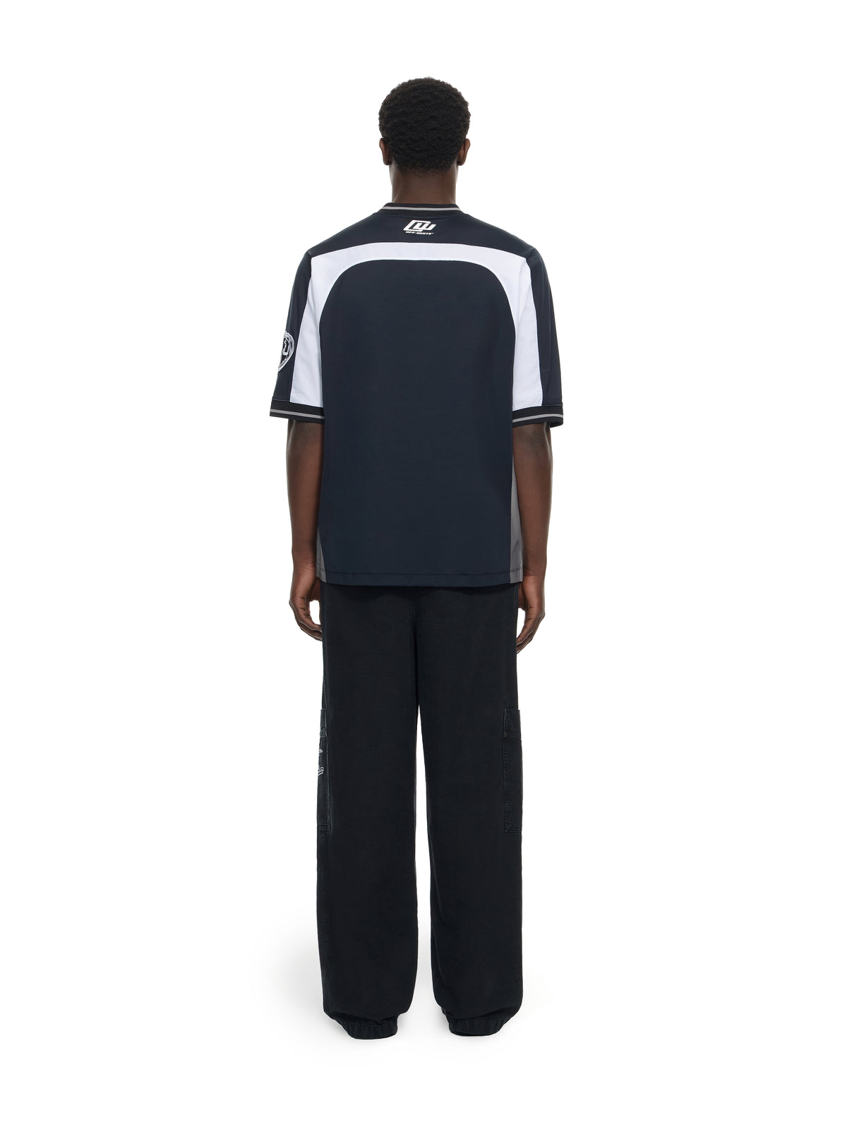 OFF WHITE Script Garment-Dyed Cargo Pants BLACK 44XCF04ES26F001
