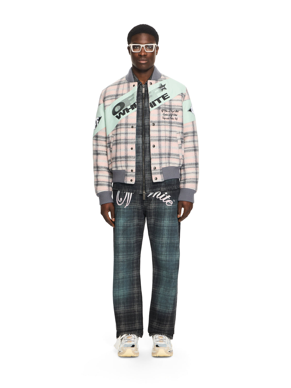 Royal Check Varsity Jacket