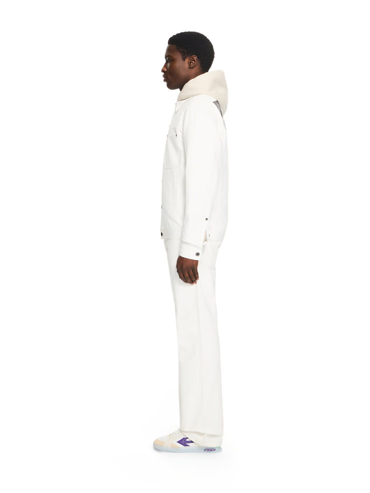 OFF WHITE Half Arrow Skate Jacket WHITE 44XEV01BS26F002