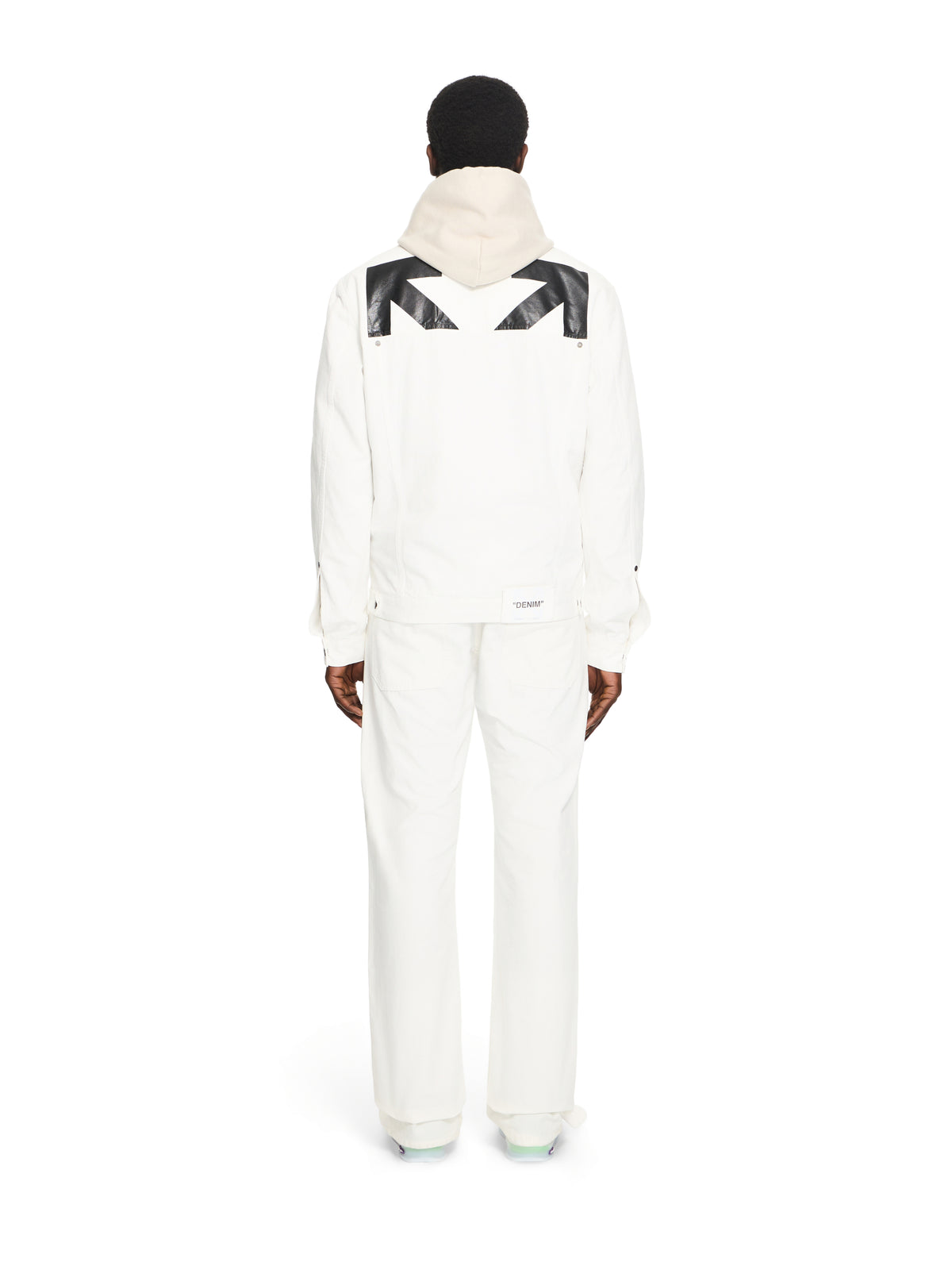 OFF WHITE Half Arrow Skate Jacket WHITE 44XEV01BS26F002