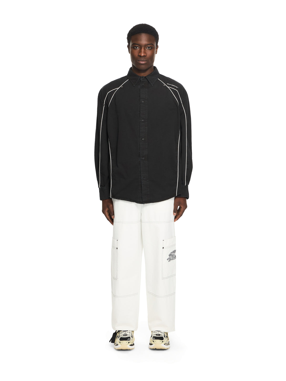 Garment-Dyed Sporty Shirt
