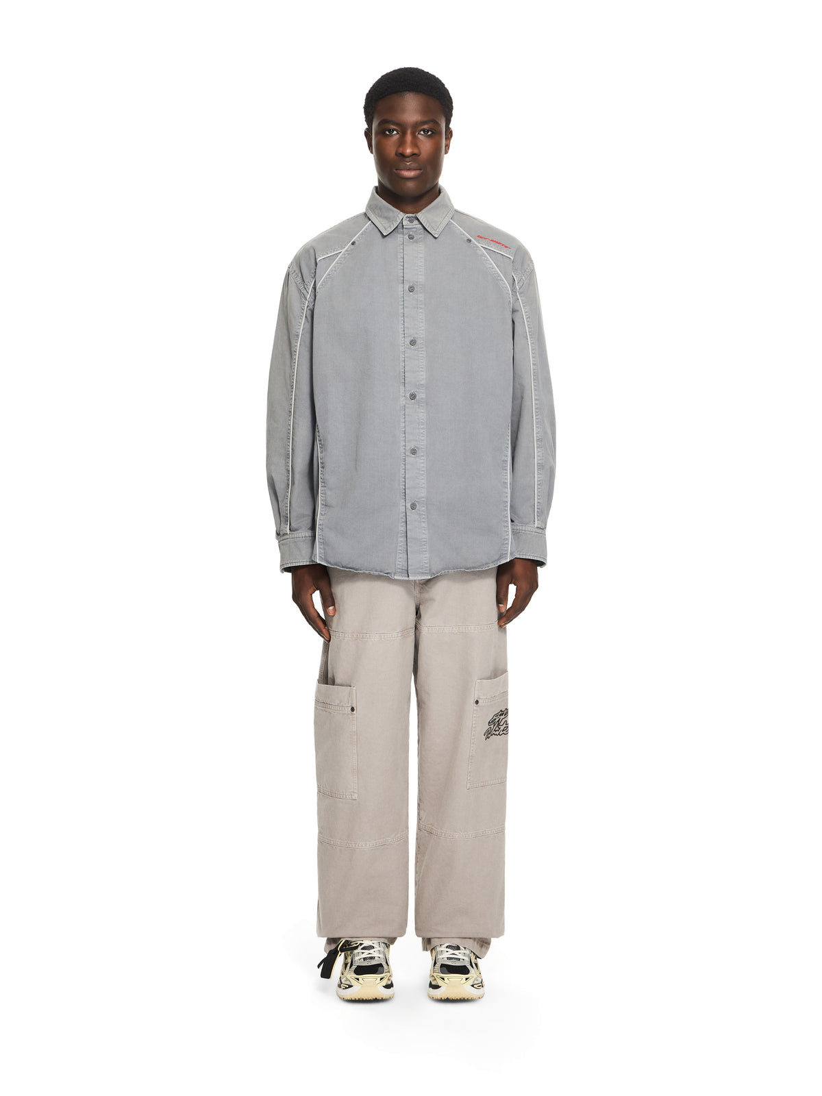 Garment-Dyed Sporty Shirt