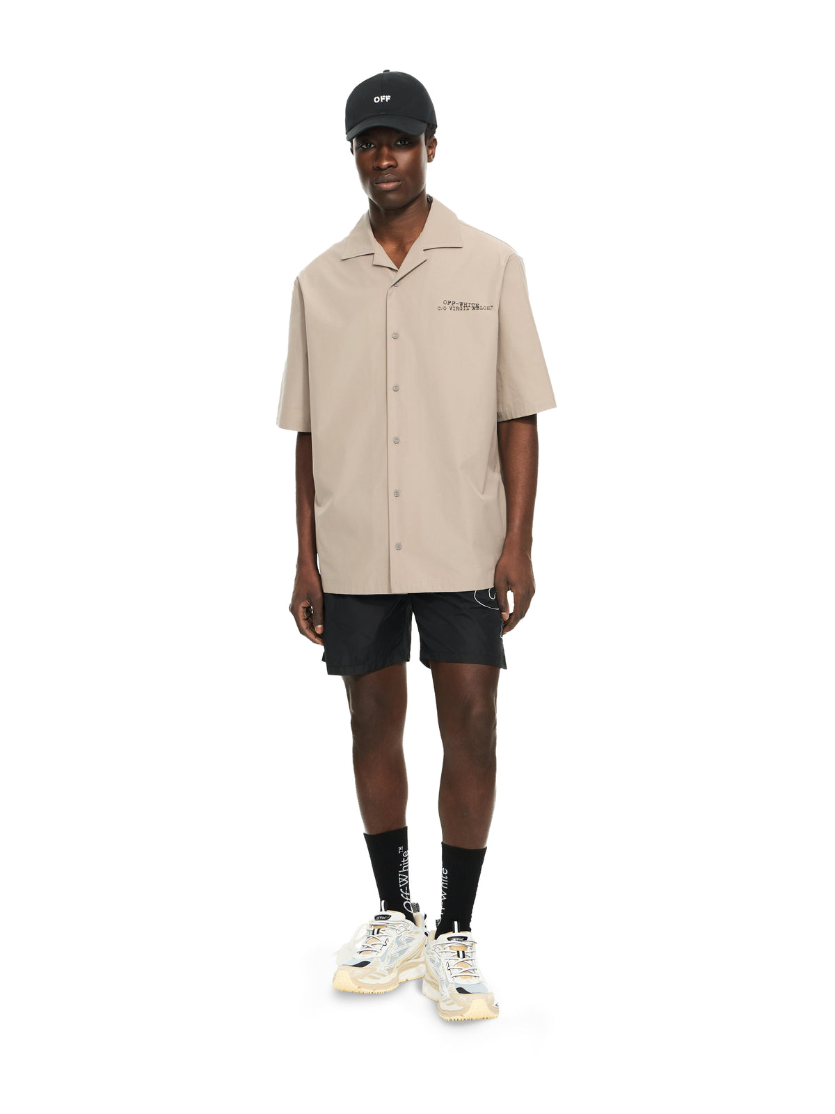 Type Arrow Poplin Bowling Shirt