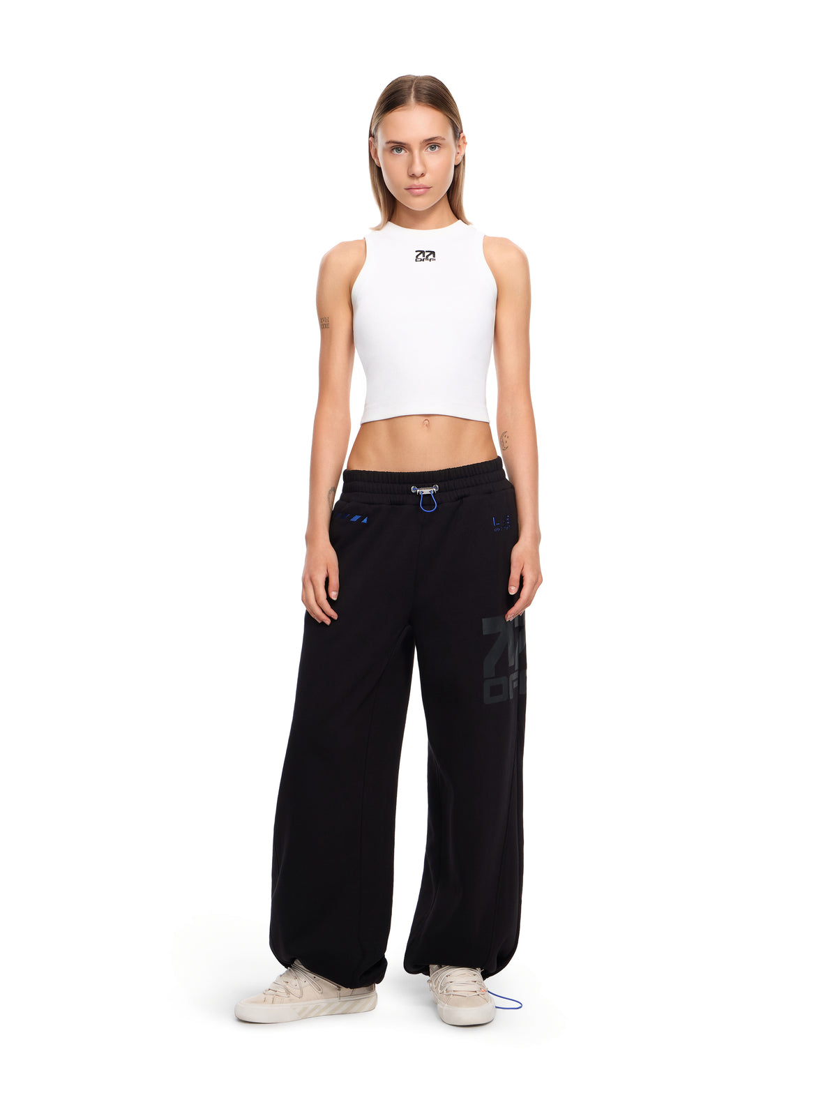 L/AB Ribbed Crop Tank Top