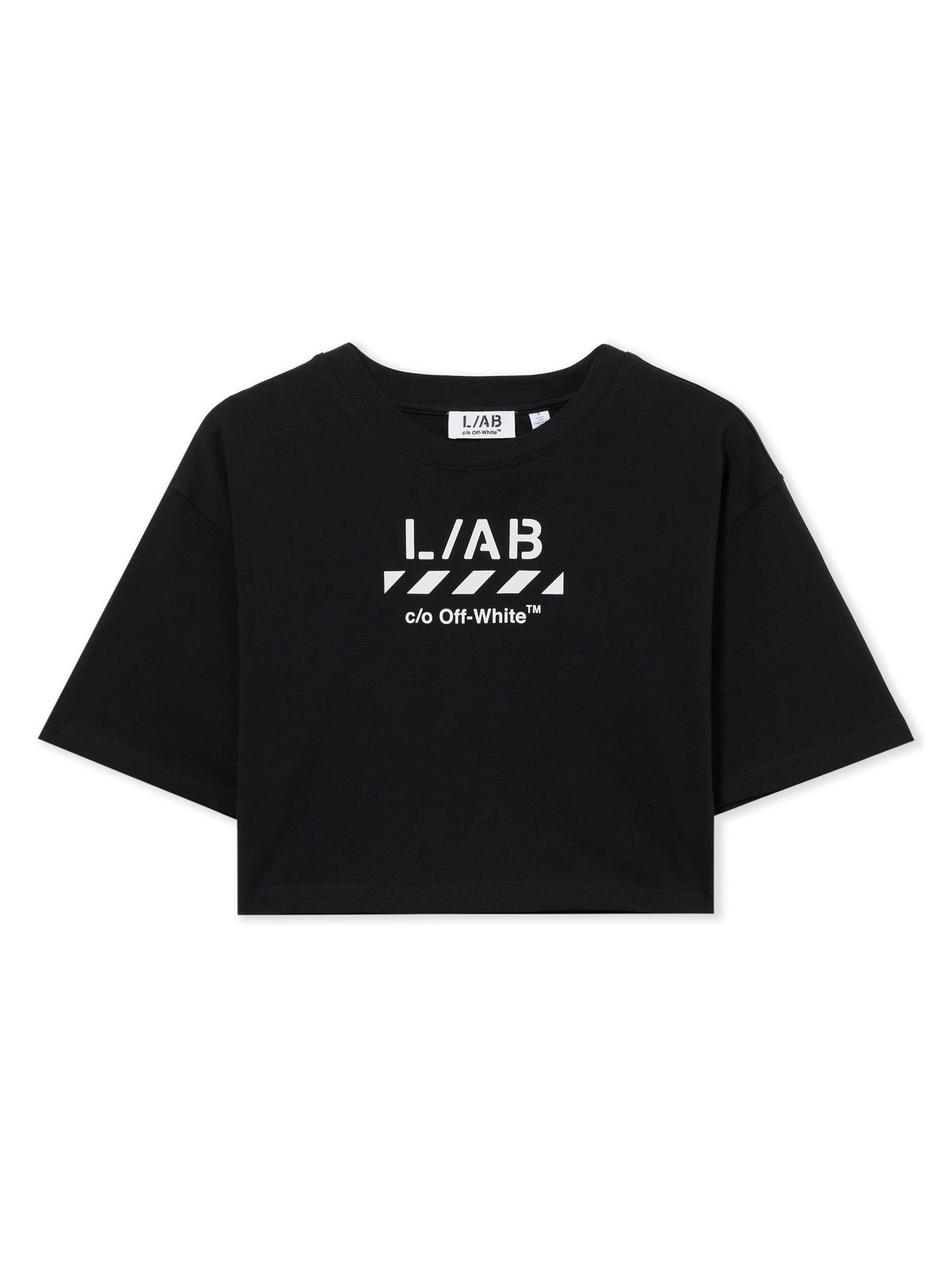 L/AB Diagonal Crop T-Shirt