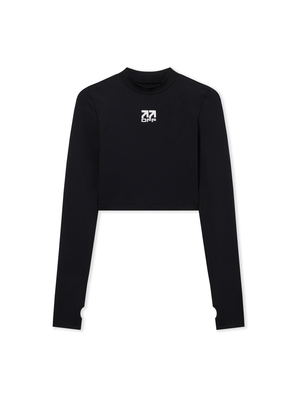 L/AB Cropped Mockneck Top