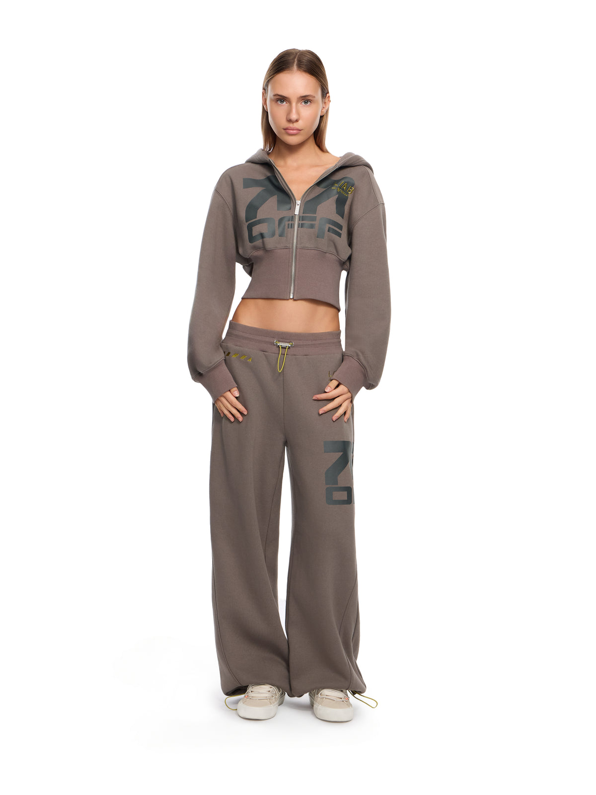 L/AB Logo Cropped Boxy Jacket