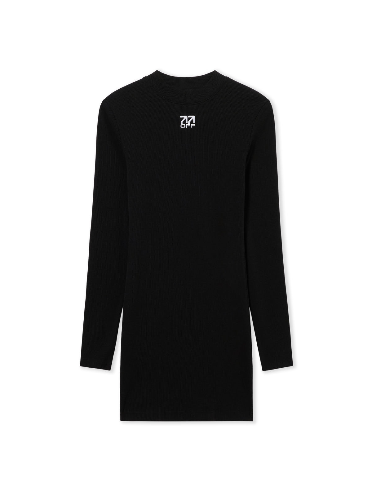L/AB Long-Sleeved Fitted Rib Dress