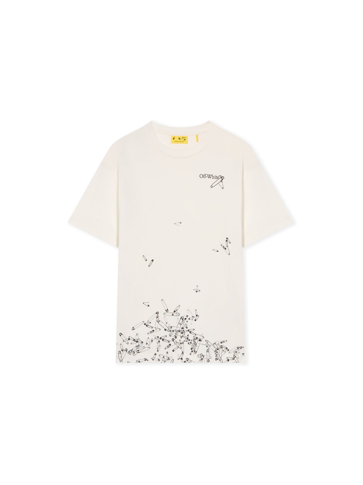 Safety Pins Graphic Logo T-Shirt