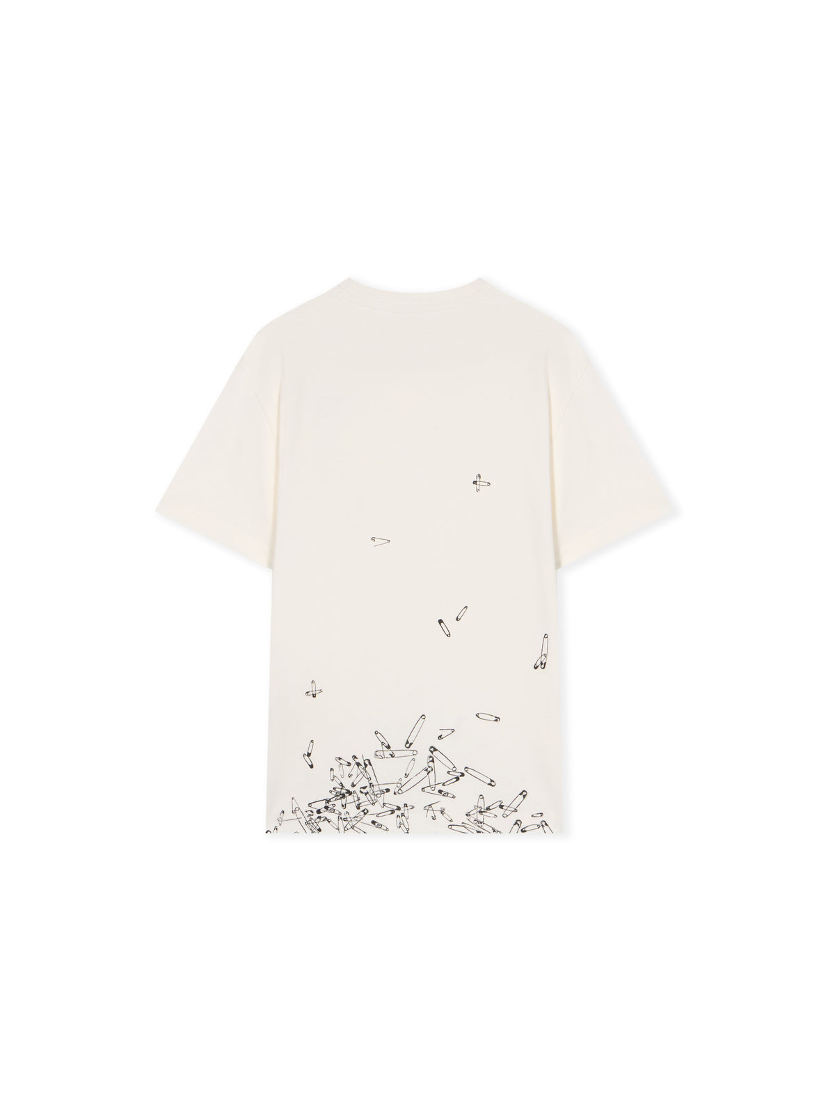 Safety Pins Graphic Logo T-Shirt