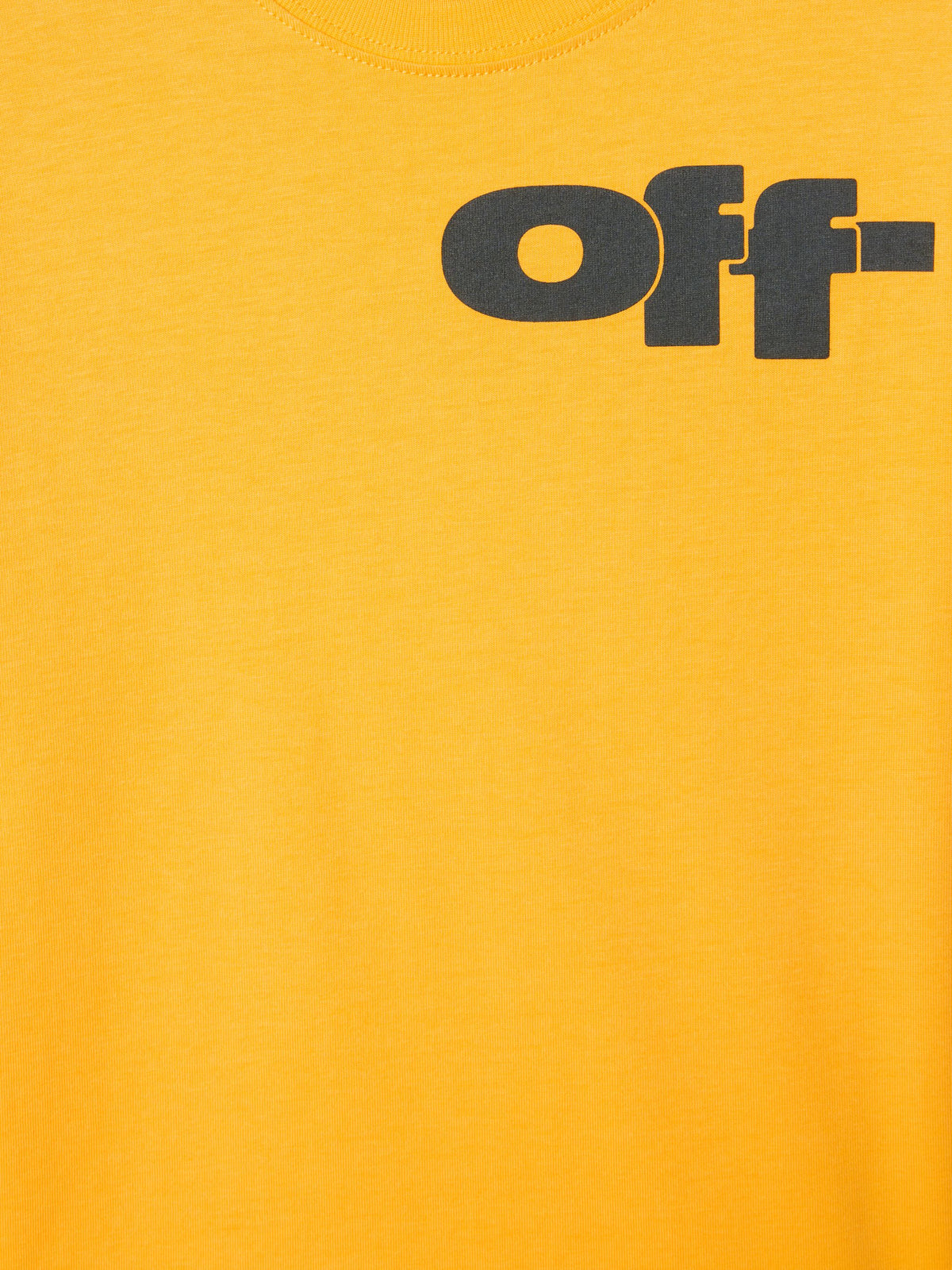 OFF WHITE Type Graphic Tee S/S YELLOW OBAA002S25JER002