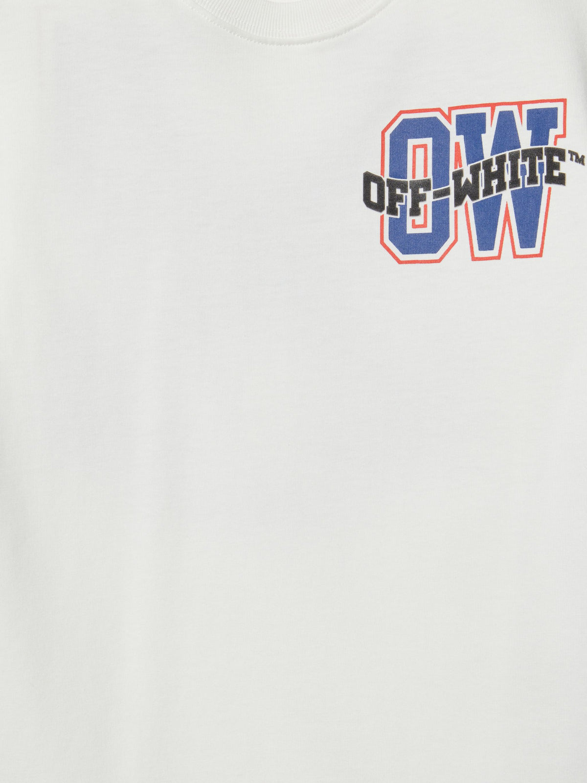 OFF WHITE Varsity Arrow T-Shirt WHITE OBAA002S25JER00B