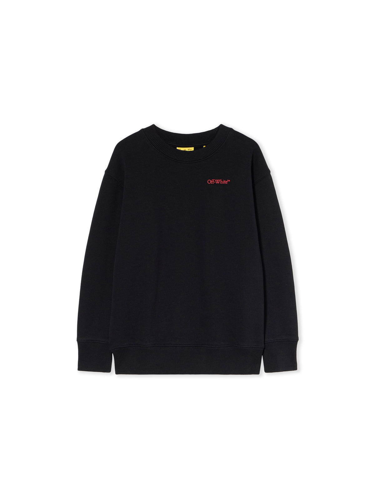 Arrow Outline Flock Crew Sweatshirt