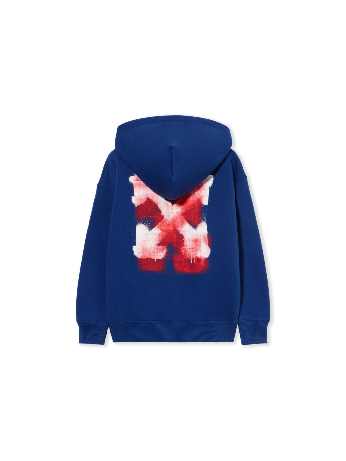Arrow Spray Zip Logo Hoodie