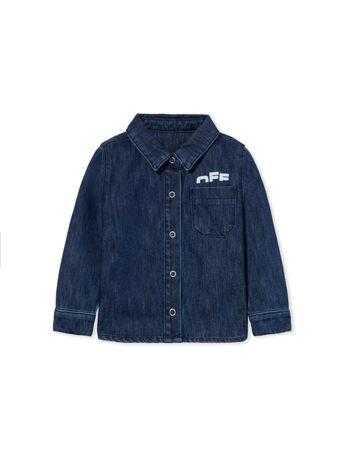Type Logo Denim Shirt