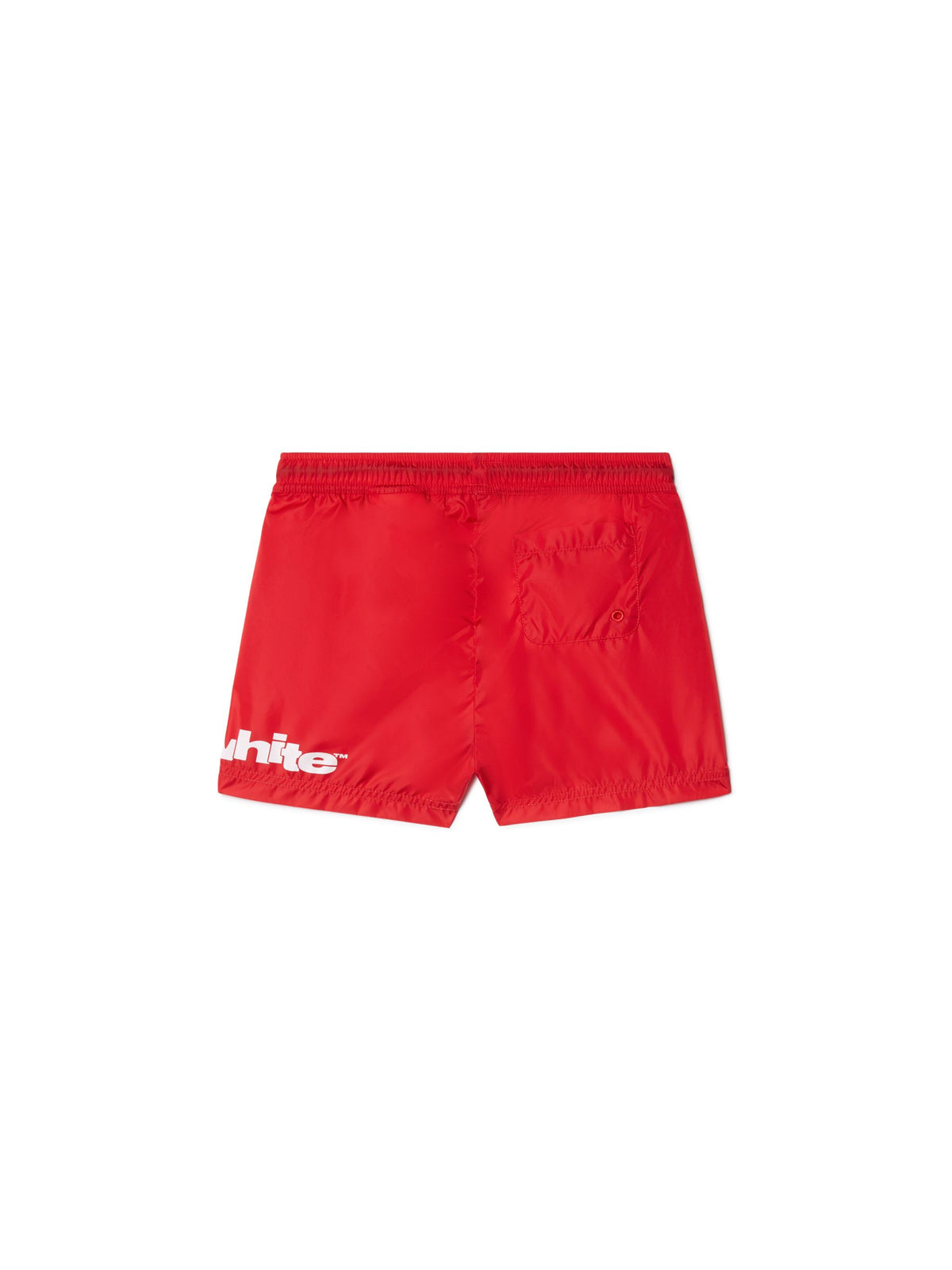 OFF WHITE Type Graphic Swimshort RED OBFA001S25FAB001