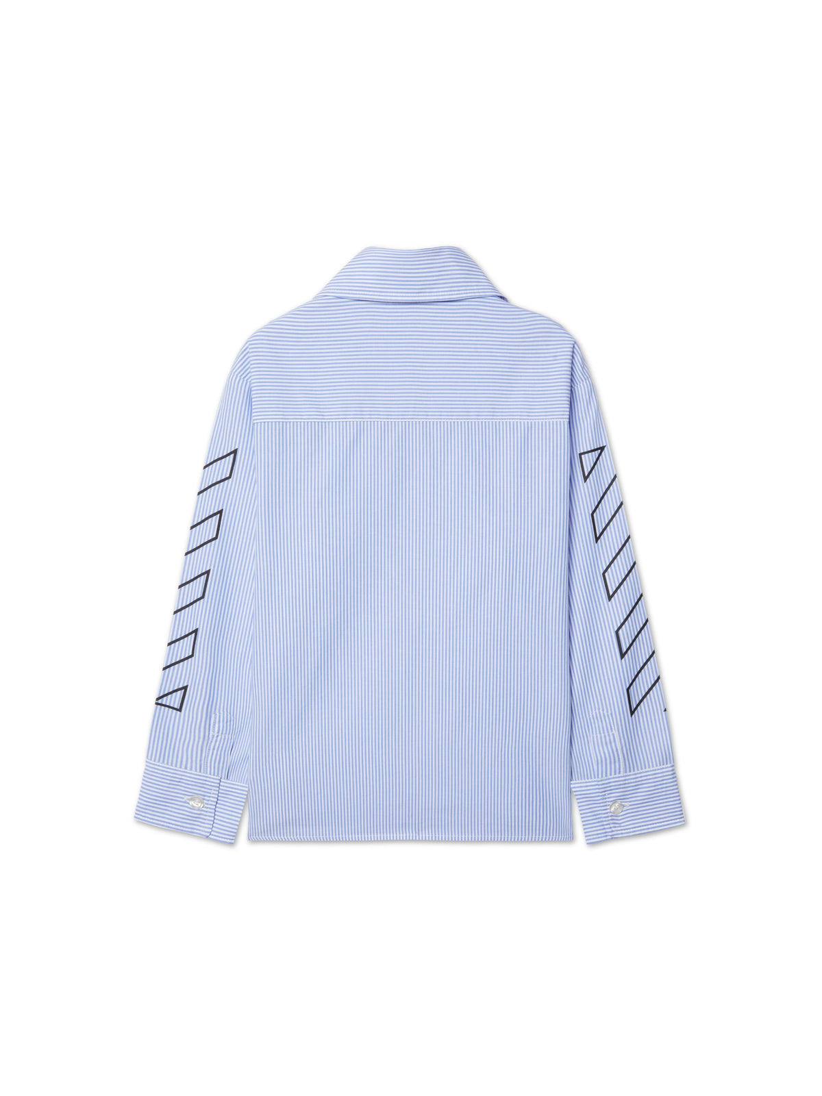 OFF WHITE Bookish Diag Shirt L/S BLUE OBGA00AS25FAB001