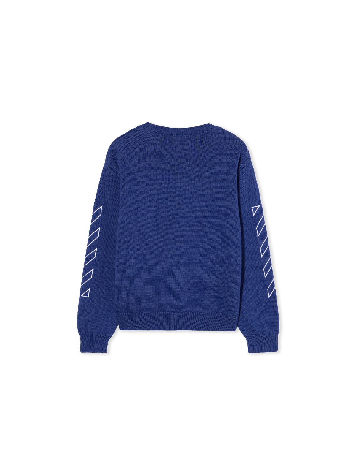 Off Stamp Knit Crew Sweater