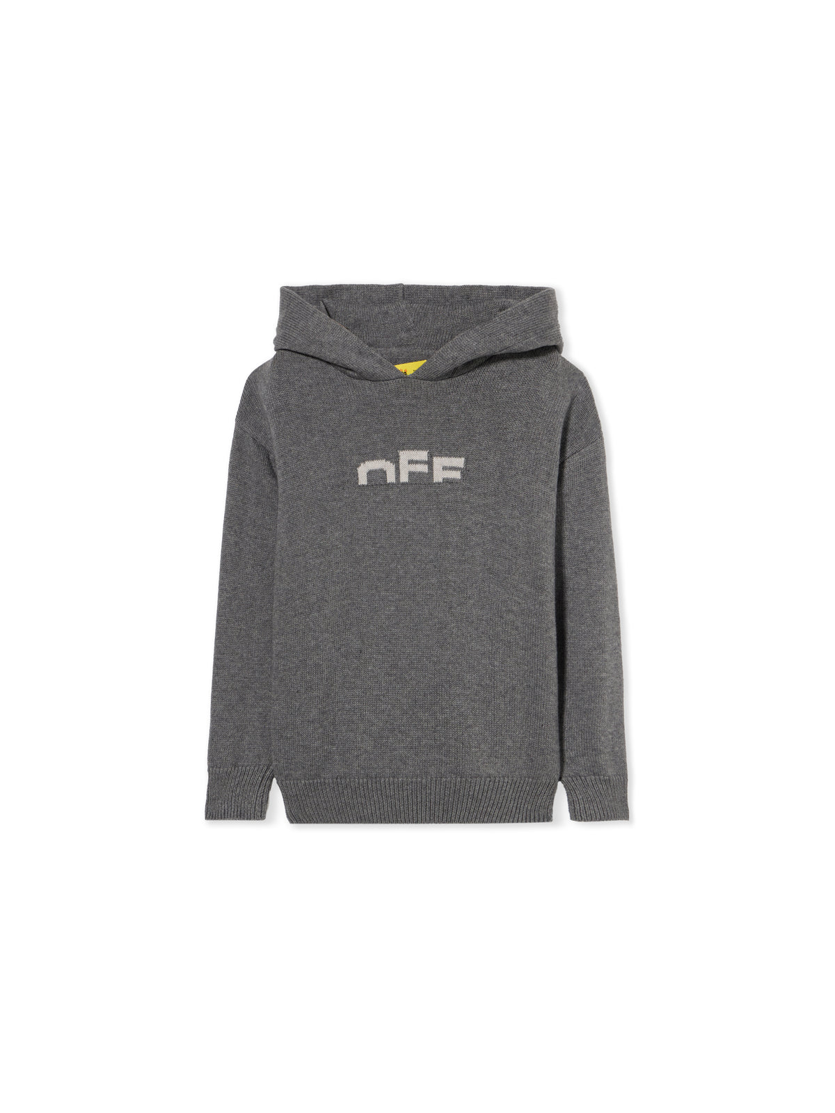 Type Logo Knit Logo Hoodie