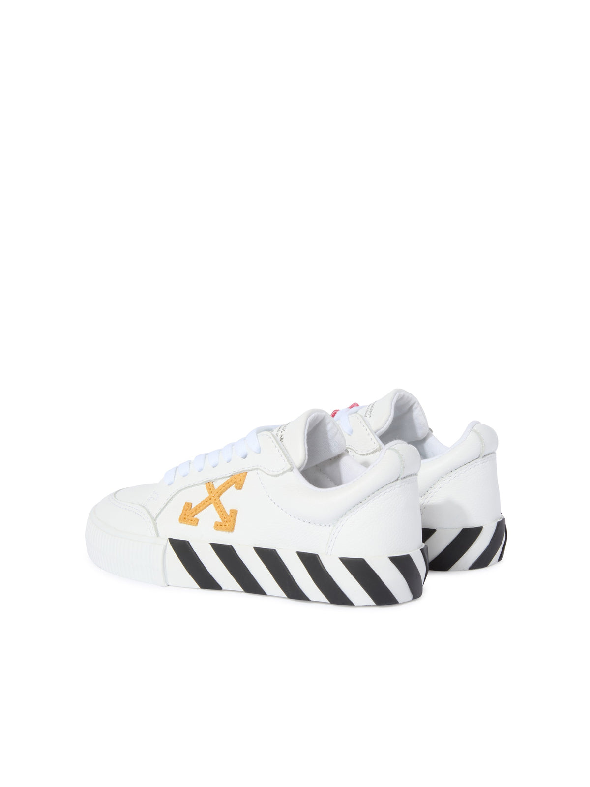 OFF WHITE Vulcanized Leather White/Ocher Yellow WHITE - OCHER YELLOW OBIA003S25LEA001