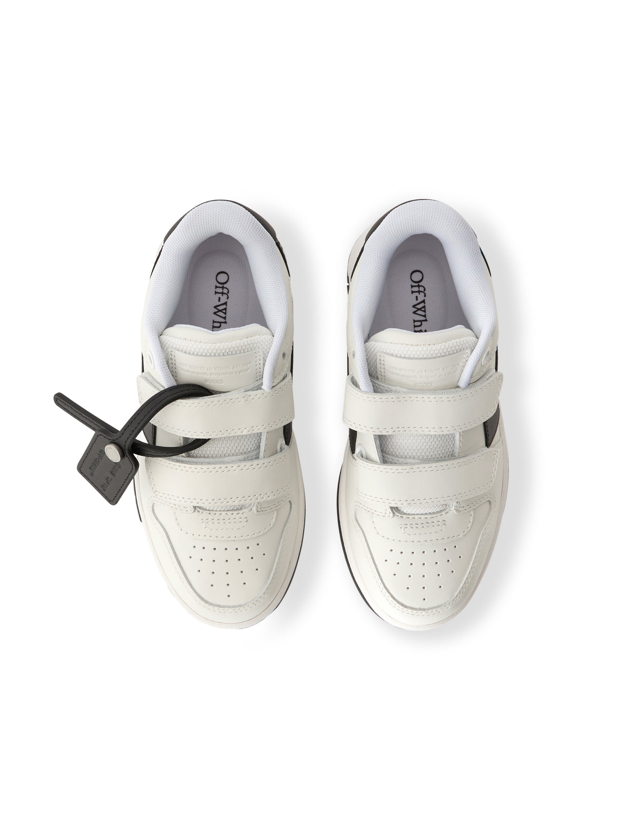 OFF WHITE Strap Out Of Office Sneakers WHITE/BLACK OBIA008C99LEA002