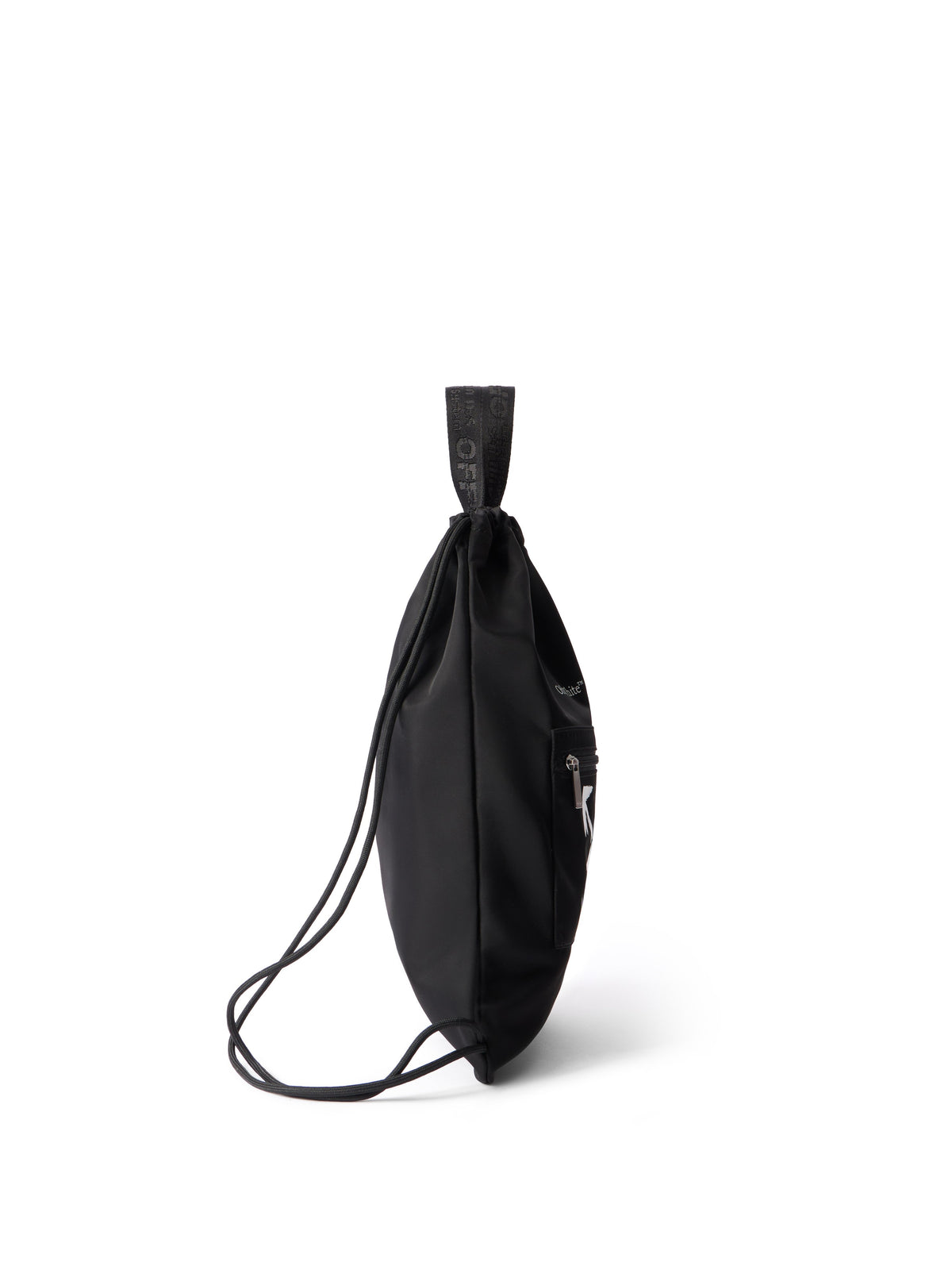 OFF WHITE Arrow Paint Drawstring BLACK OBNB005S26FAB001