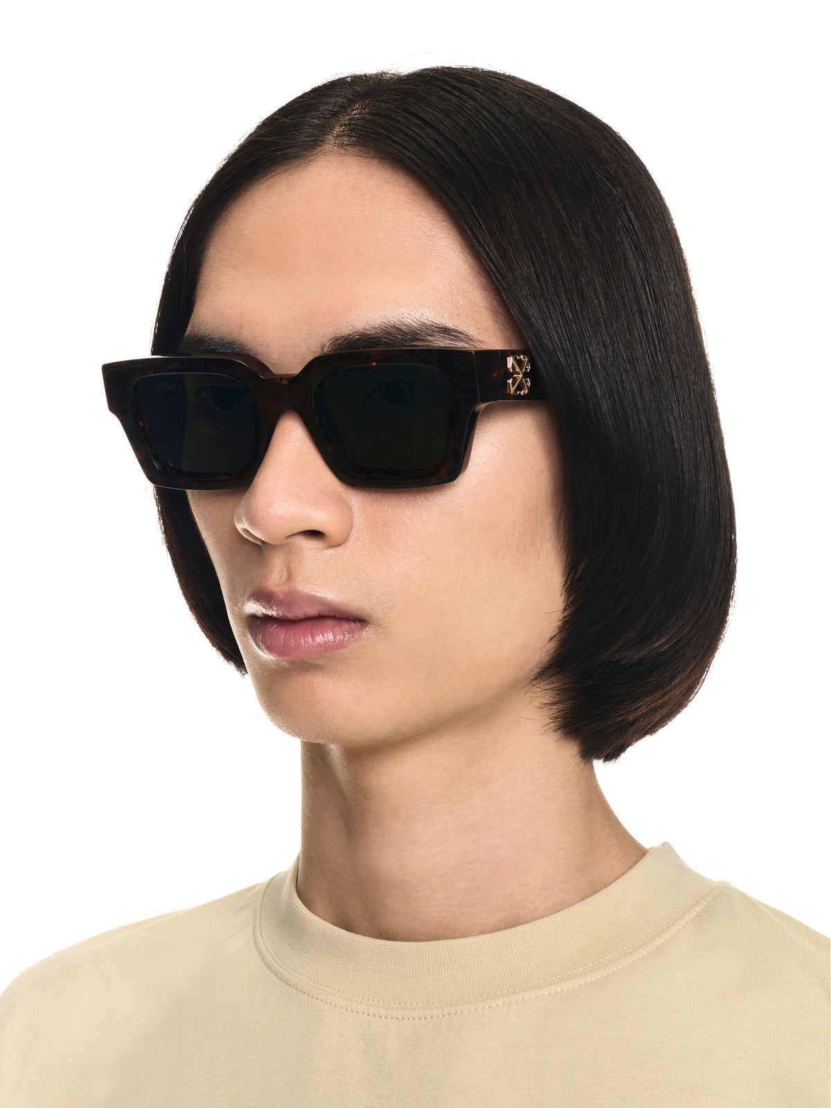OFF WHITE Virgil Sunglasses BROWN OERI126C99PLA001