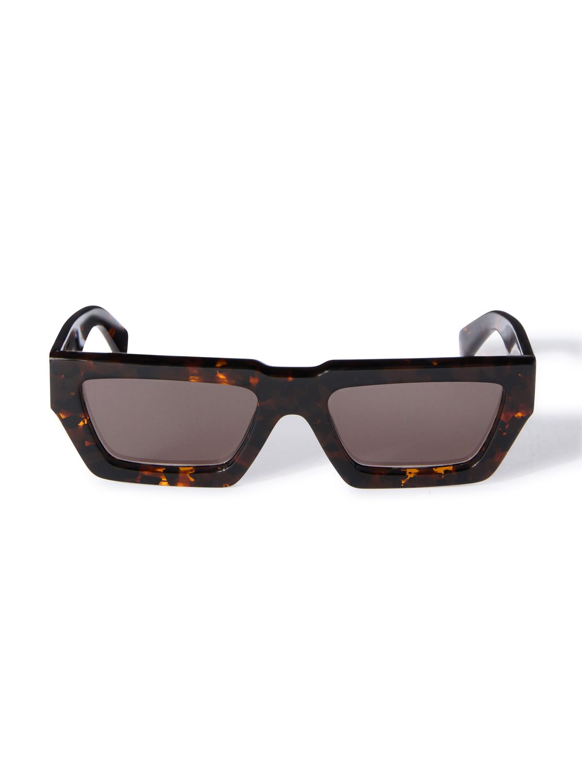 OFF WHITE Manchester Sunglasses HAVANA - DARK GREY OERI129C99PLA001