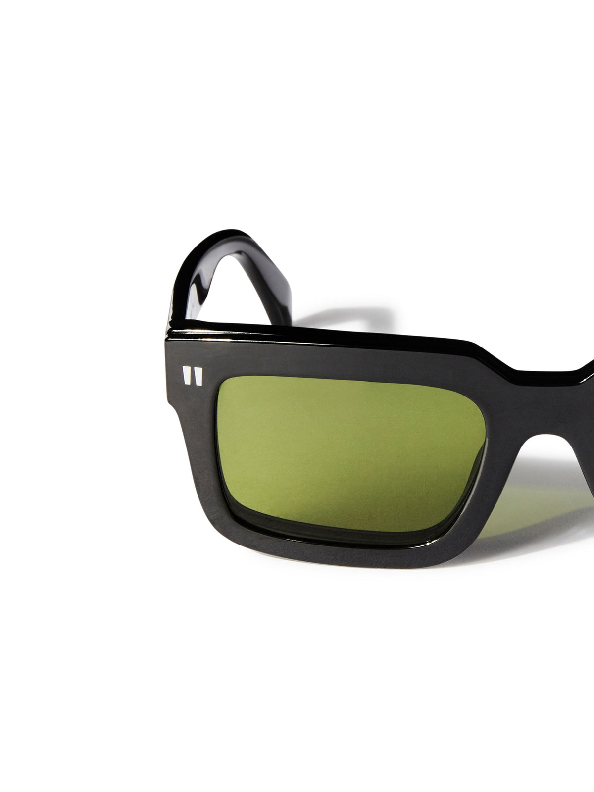 OFF WHITE Clip On2 Sunglasses BLACK OERI130C99PLA001