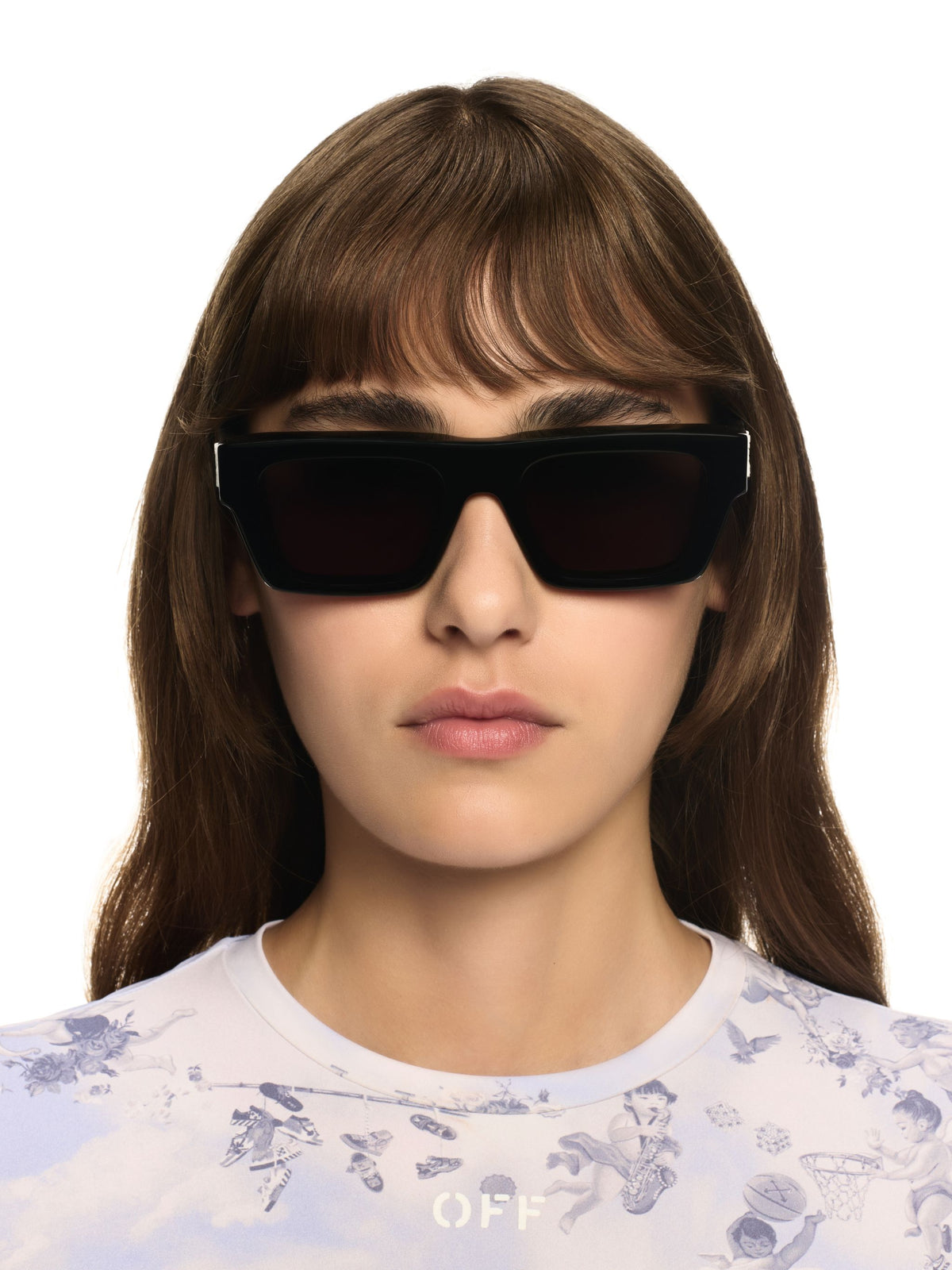 OFF WHITE Oregon Sunglasses BLACK OERI145S25PLA001