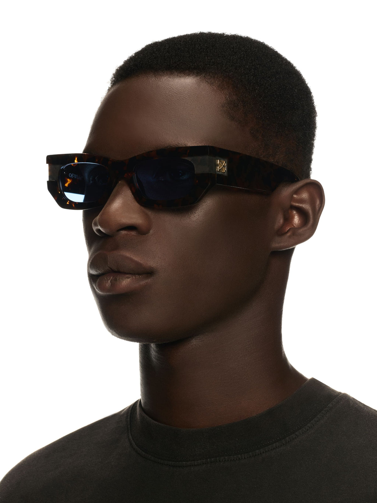 OFF WHITE BELLEVILLE SUNGLASSES BROWN OERI147S25PLA001