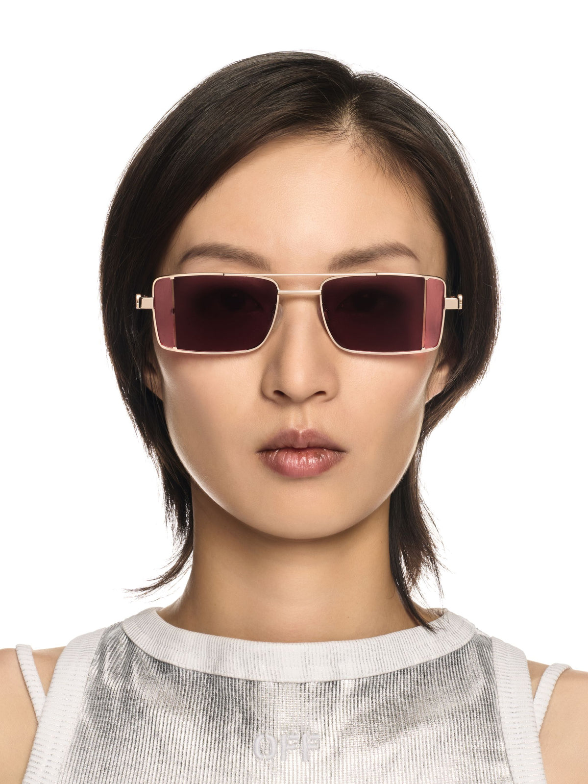 OFF WHITE Cortez Sunglasses GOLD OERI14AS25MET001