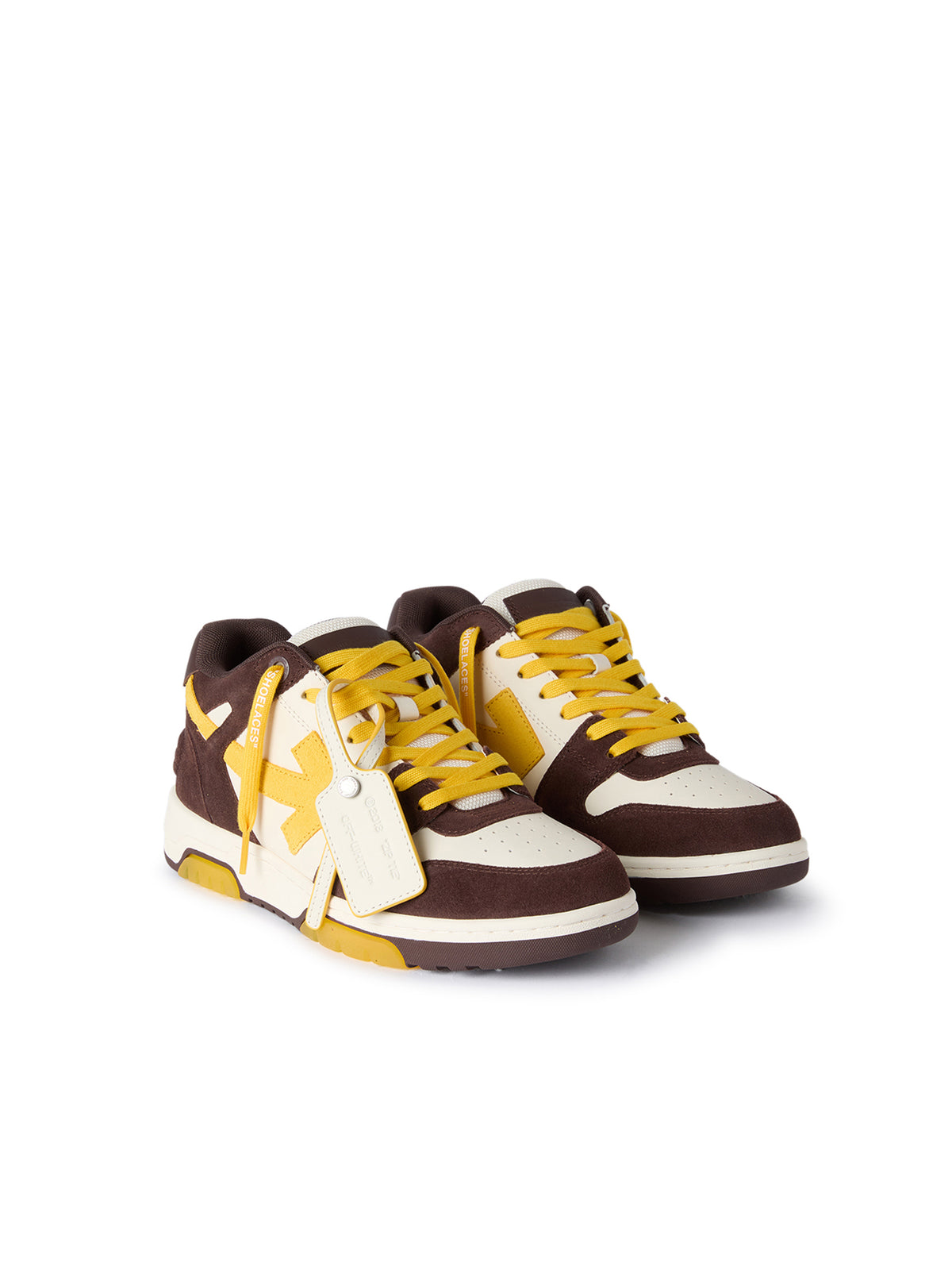 OFF WHITE Out Of Office Sneakers DARK BROWN/ORANGE OF05730210