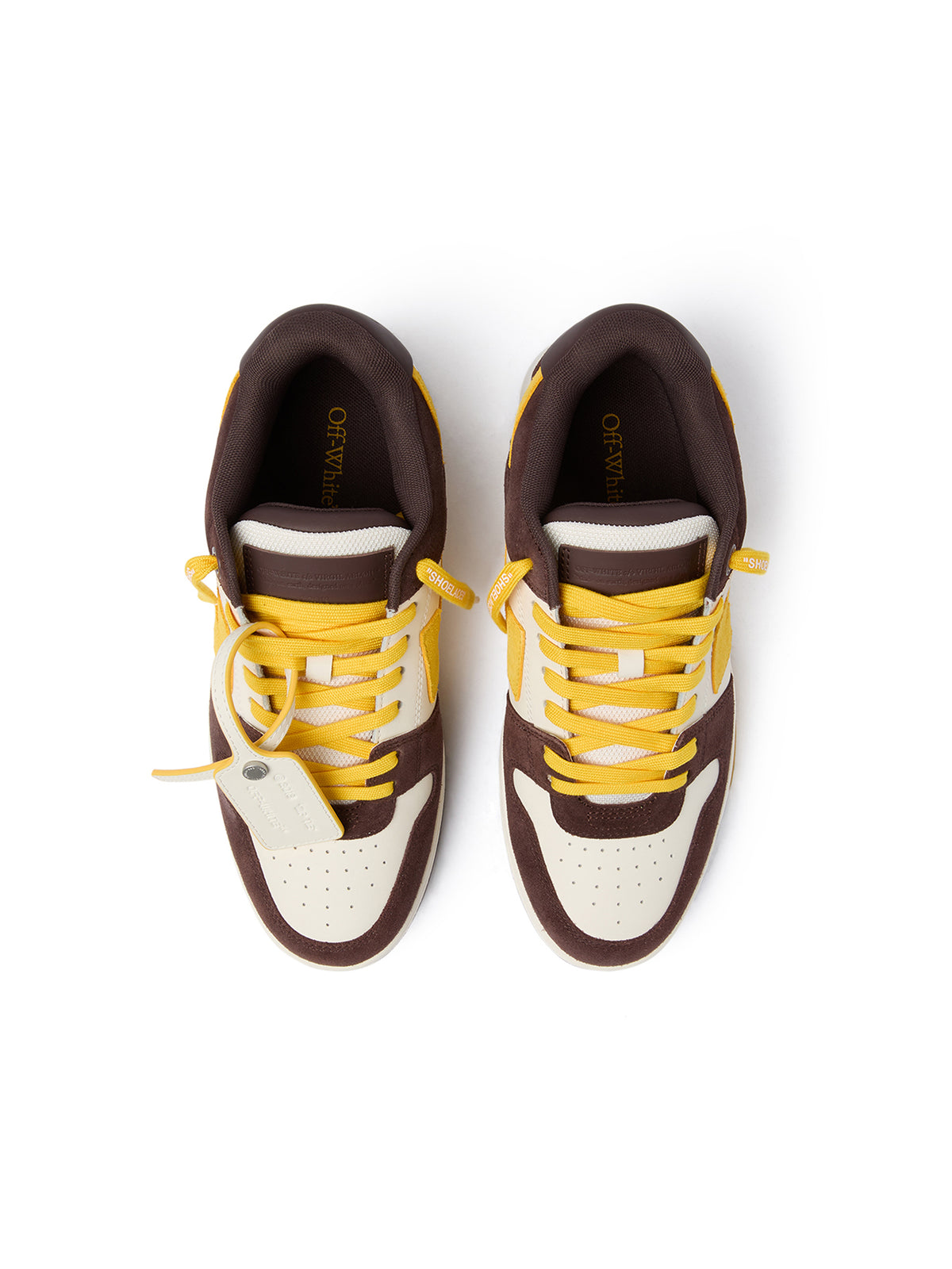 OFF WHITE Out Of Office Sneakers DARK BROWN/ORANGE OF05730210