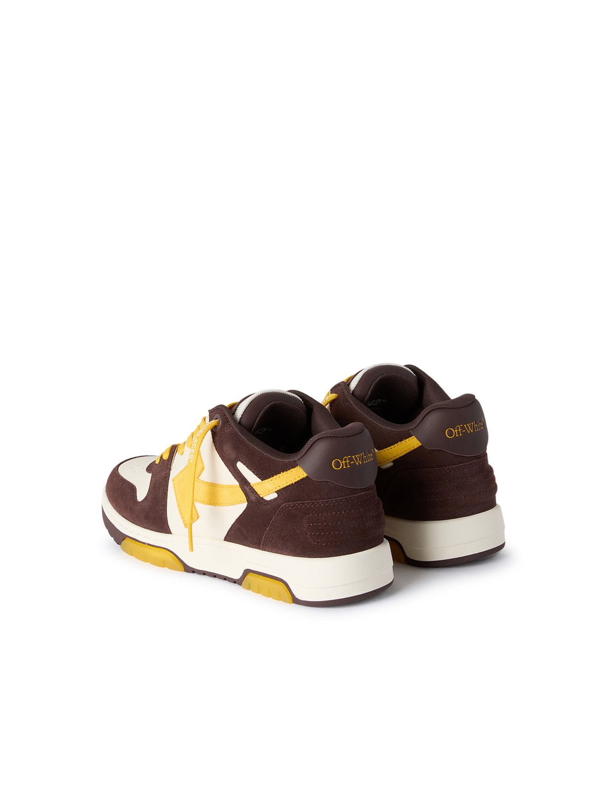 OFF WHITE Out Of Office Sneakers DARK BROWN/ORANGE OF05730210