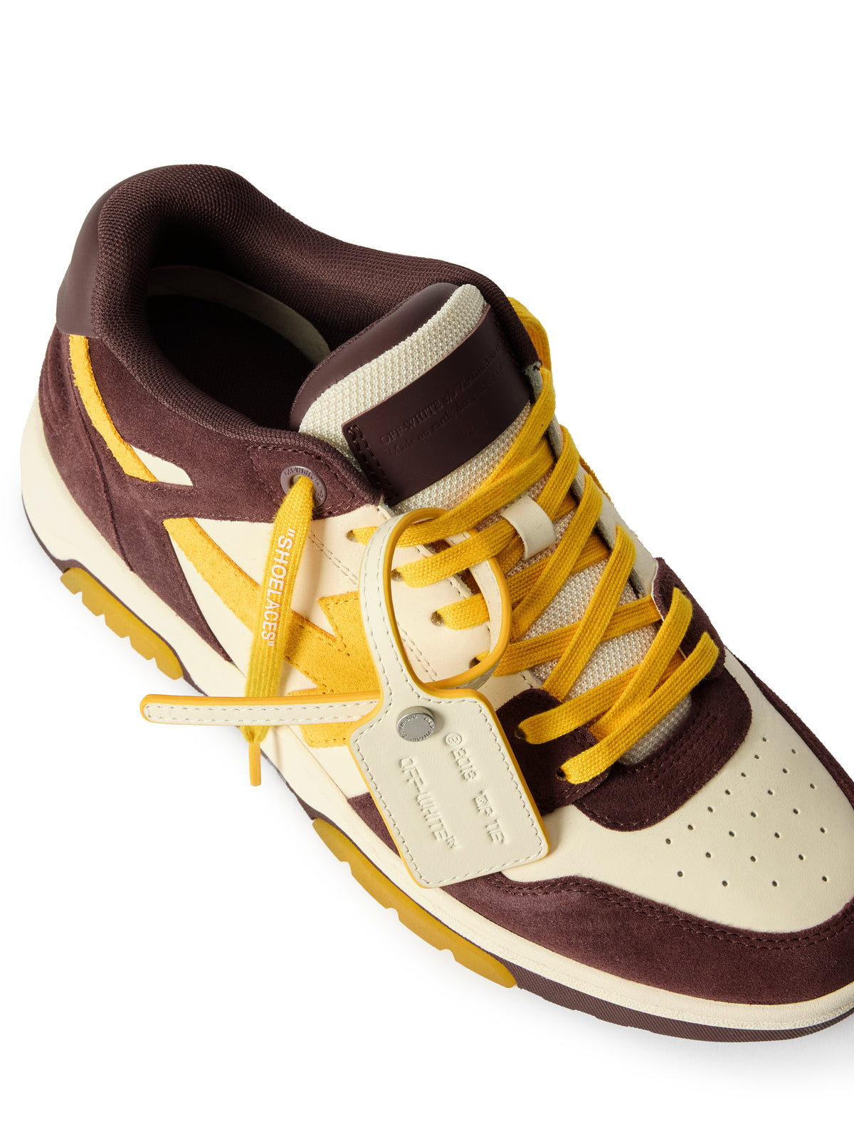 OFF WHITE Out Of Office Sneakers DARK BROWN/ORANGE OF05730210