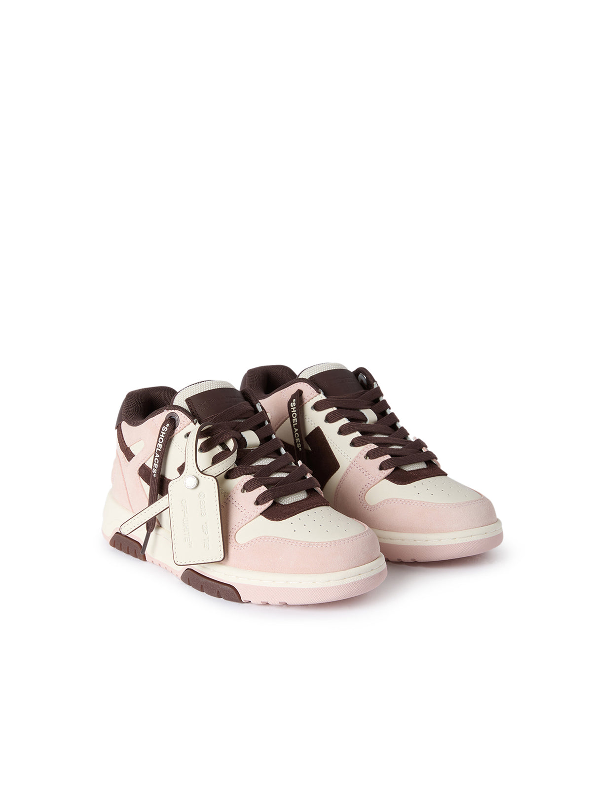 OFF WHITE Out Of Office Sneakers PINK/DARK BROWN OF05731655