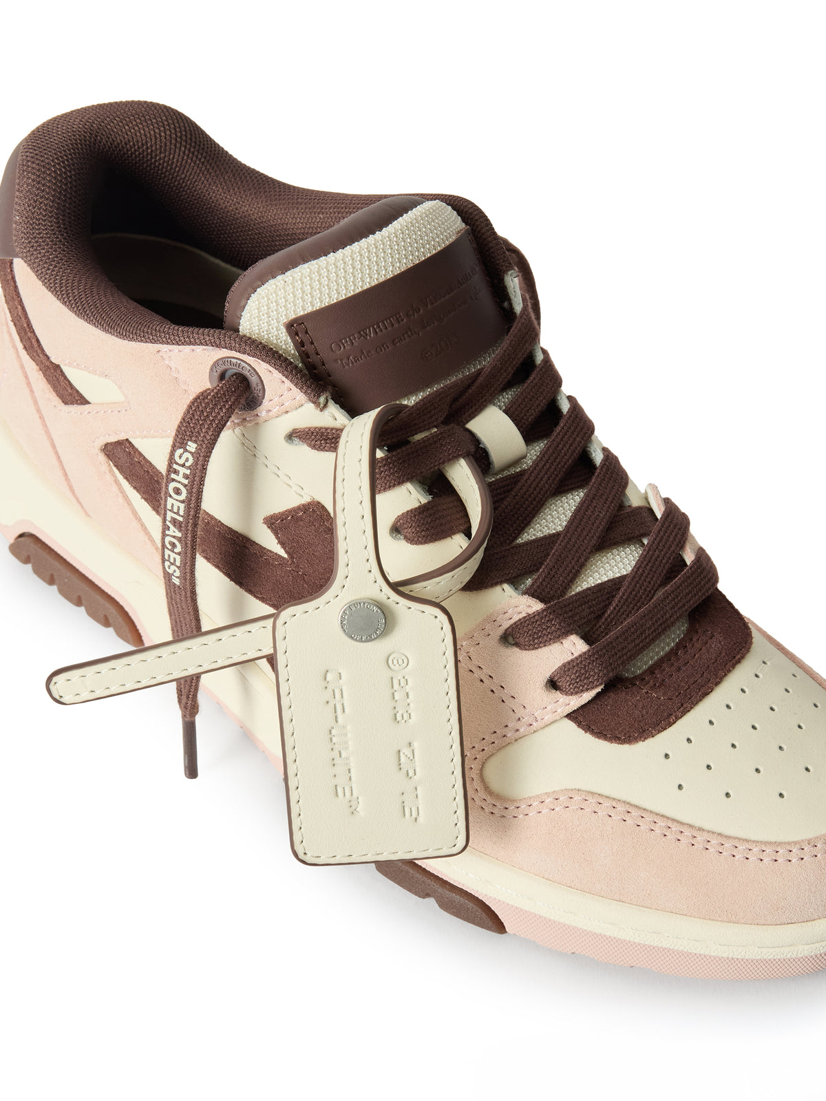 OFF WHITE Out Of Office Sneakers PINK/DARK BROWN OF05731655