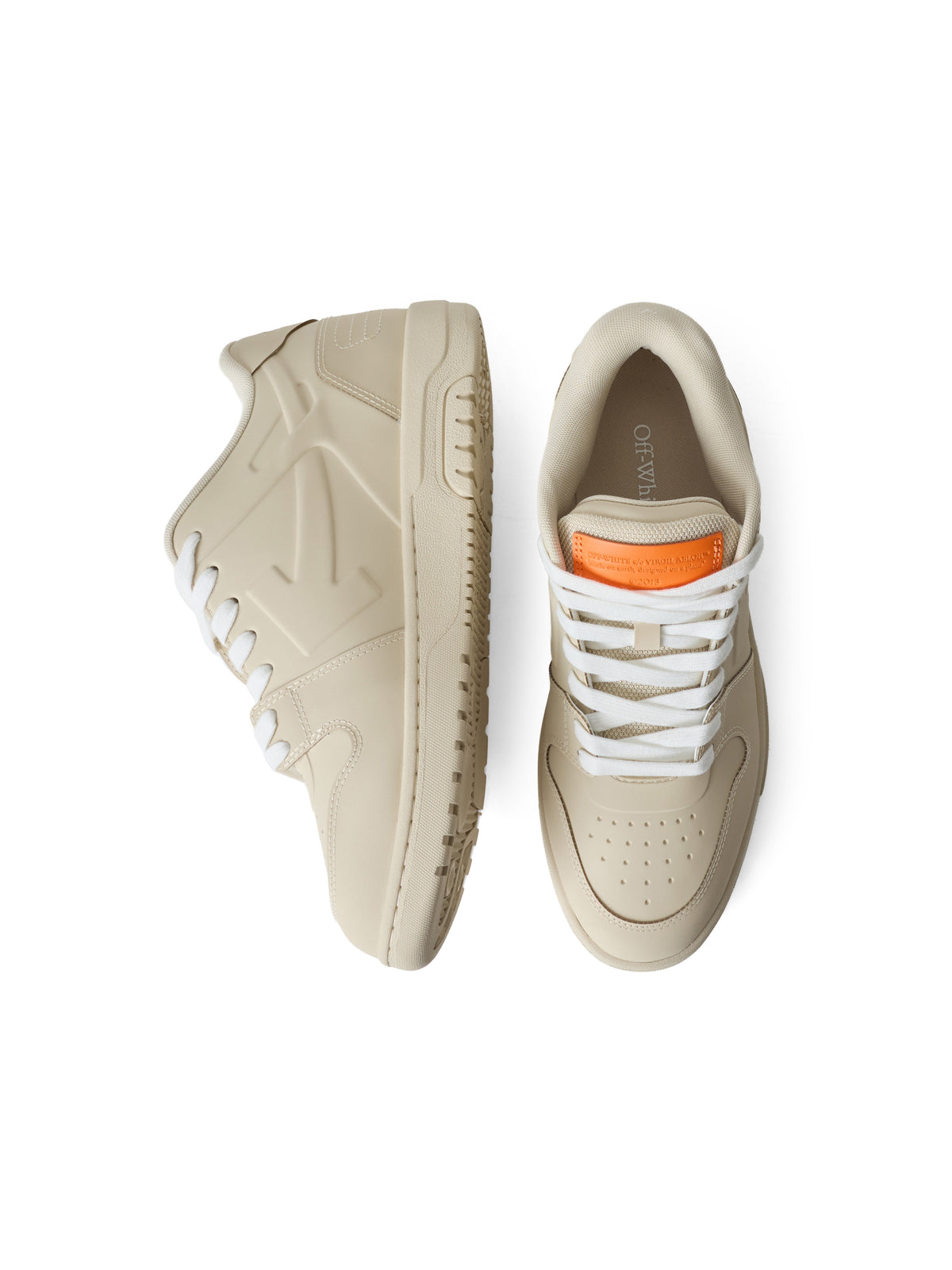 OFF WHITE Out Of Office Molded Sneakers BEIGE/ORANGE OF05733272