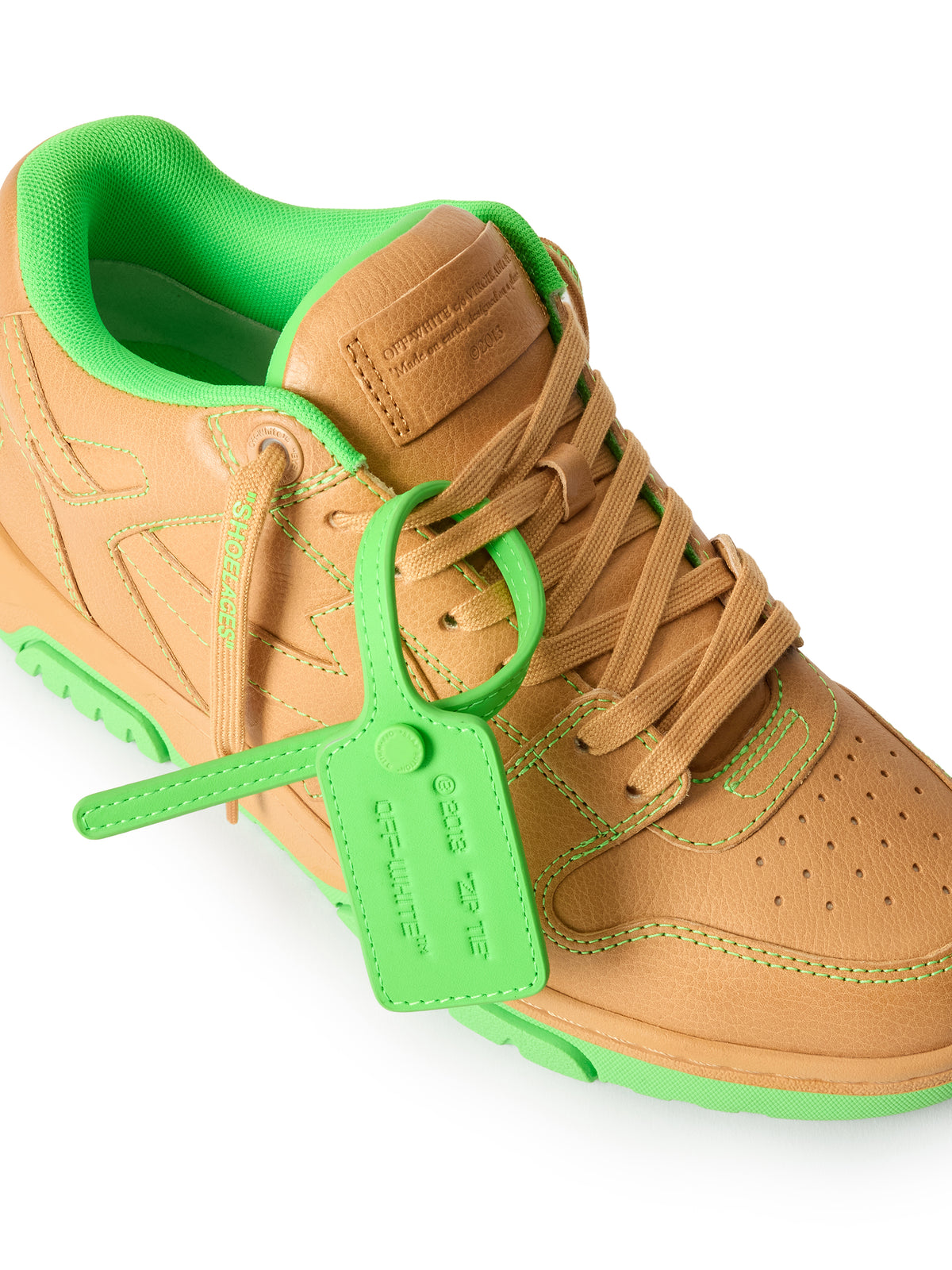 OFF WHITE Out Of Office Sneakers SADDLE BRN/GREEN OF05734210