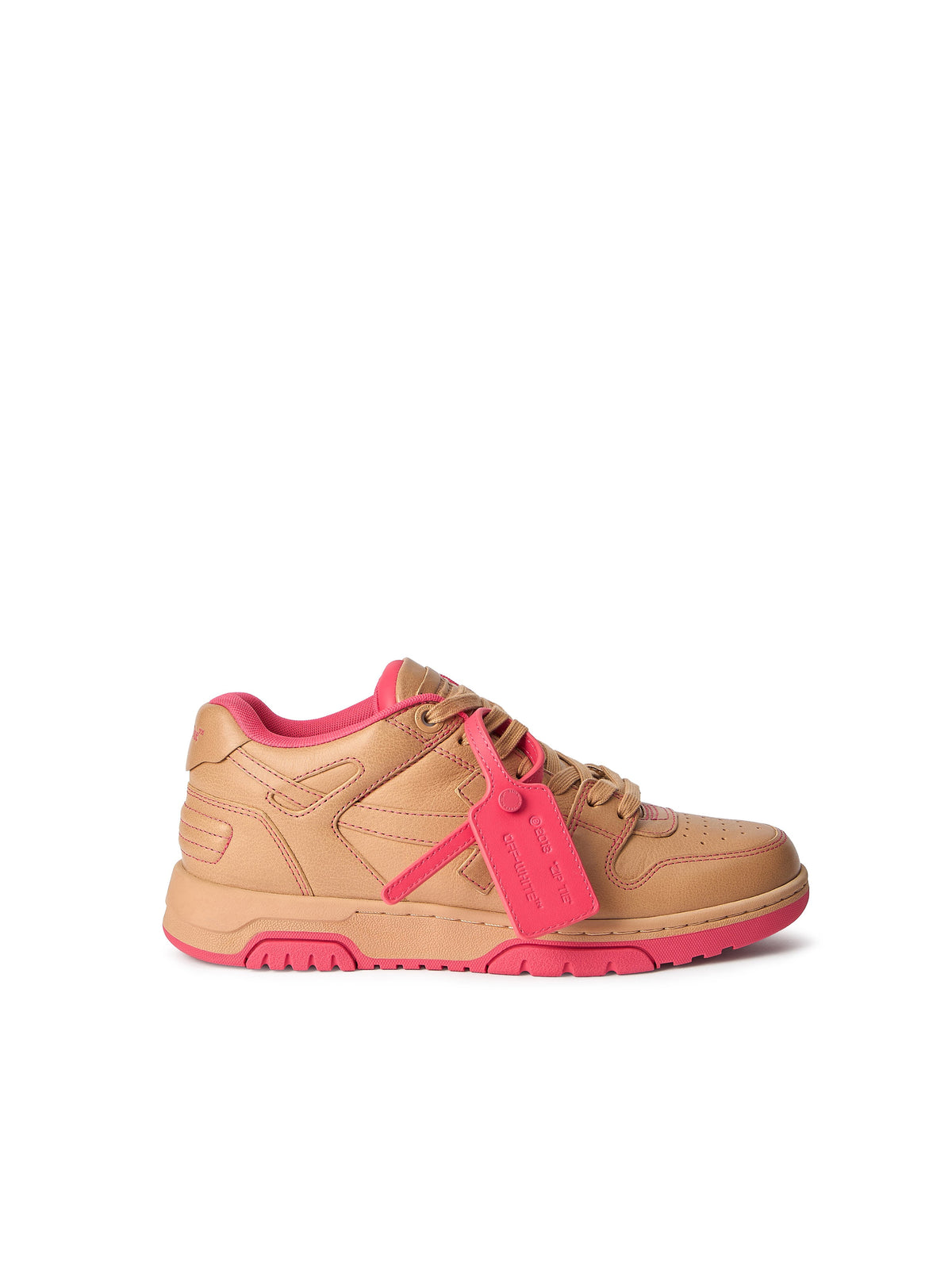 OFF WHITE Out Of Office Sneakers DESERT BROWN/BRIGHT PNK OF05735267
