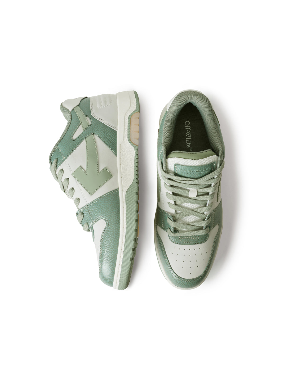 OFF WHITE Out Of Office Sneakers WHITE/SAGE GREEN OF05736310
