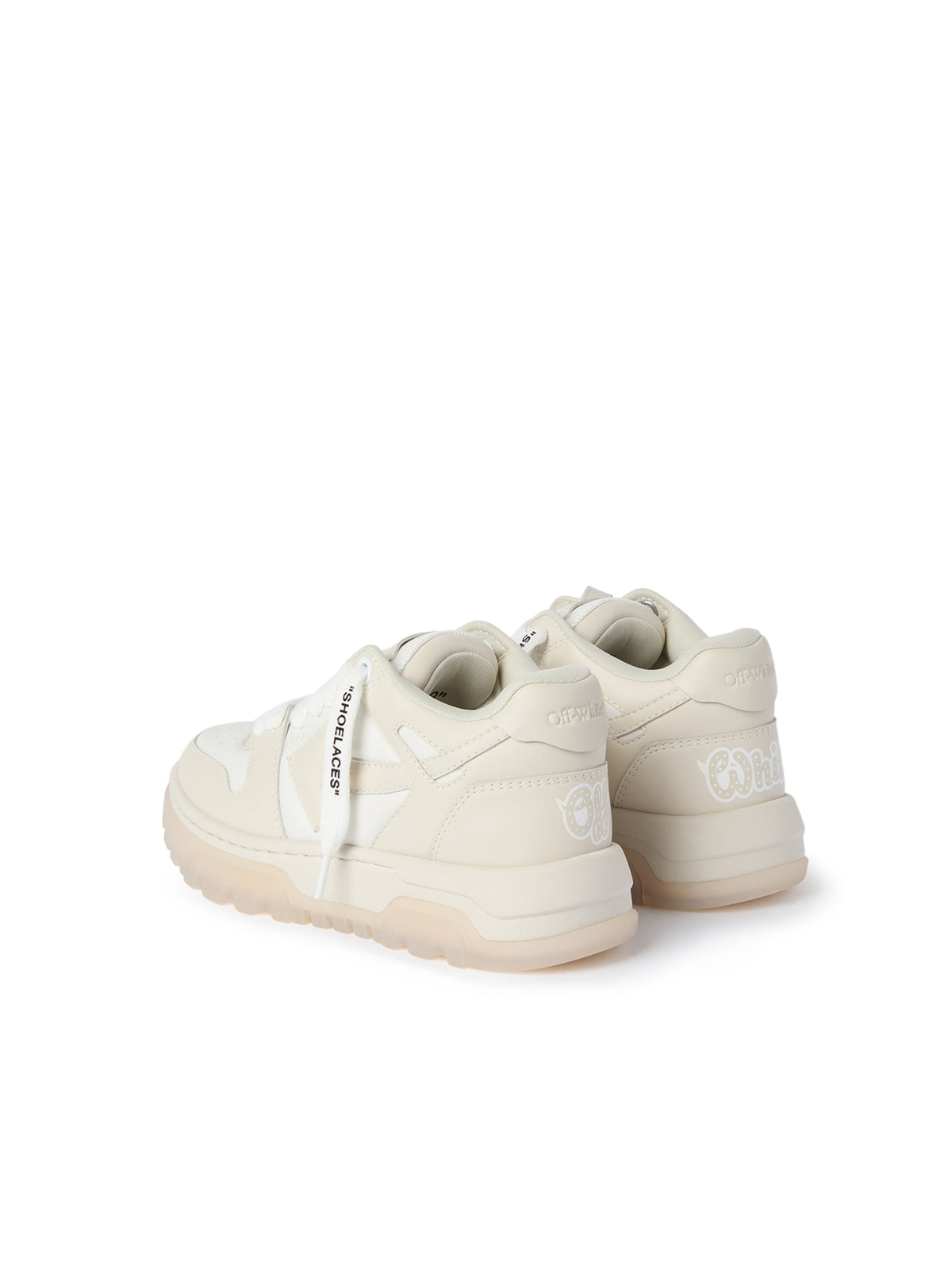 OFF WHITE Out Of Office Chunky Varsity Sneakers WHITE/BEIGE OF05743267