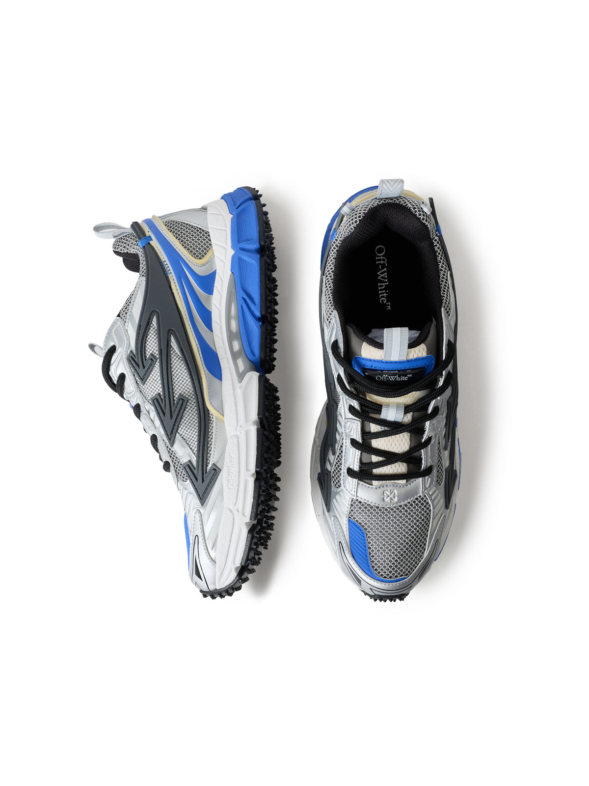 OFF WHITE Be Right Back Sneakers GRAY/BLUE OF05747430