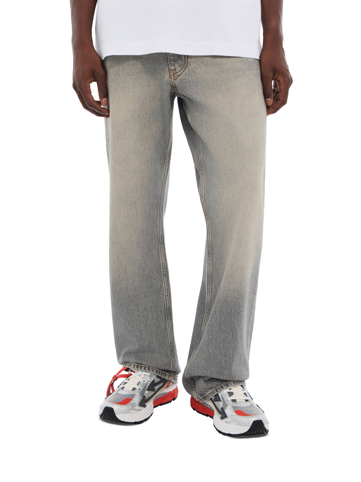 OFF WHITE Be Right Back Sneakers GRAY/RED OF05747609