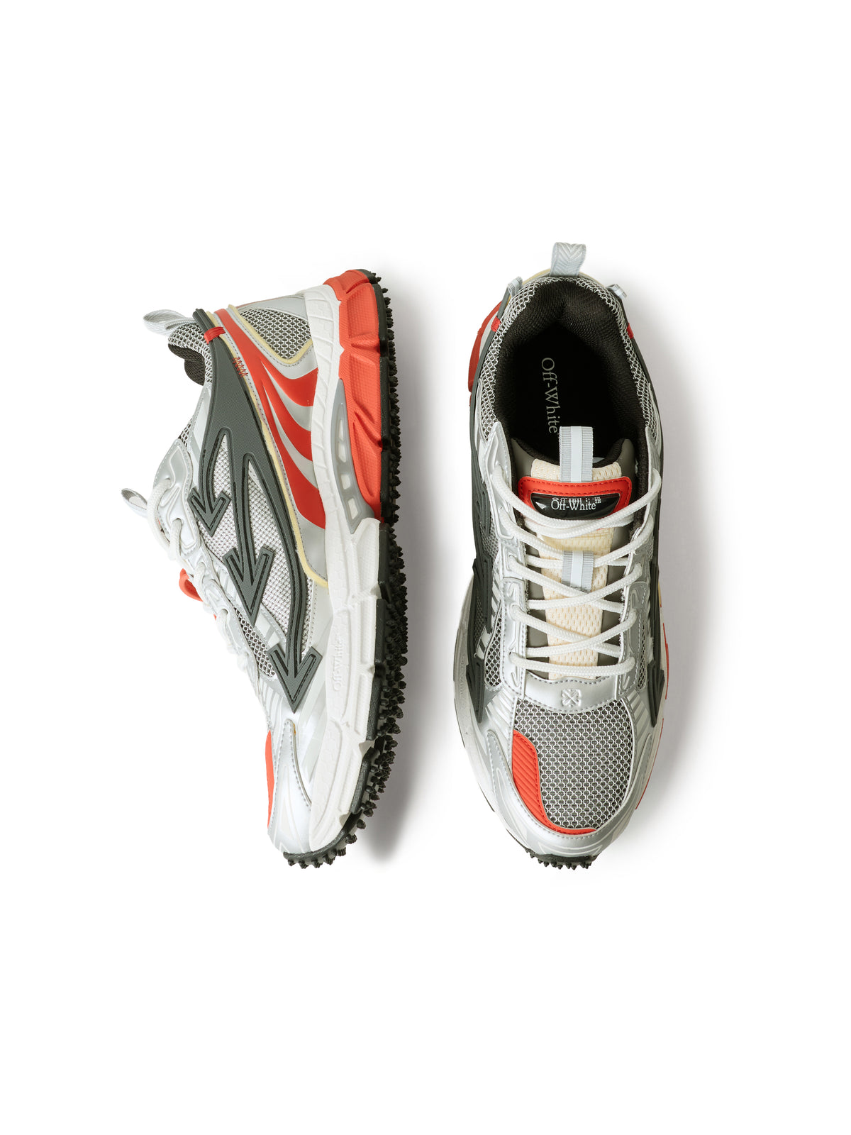 OFF WHITE Be Right Back Sneakers GRAY/RED OF05747609