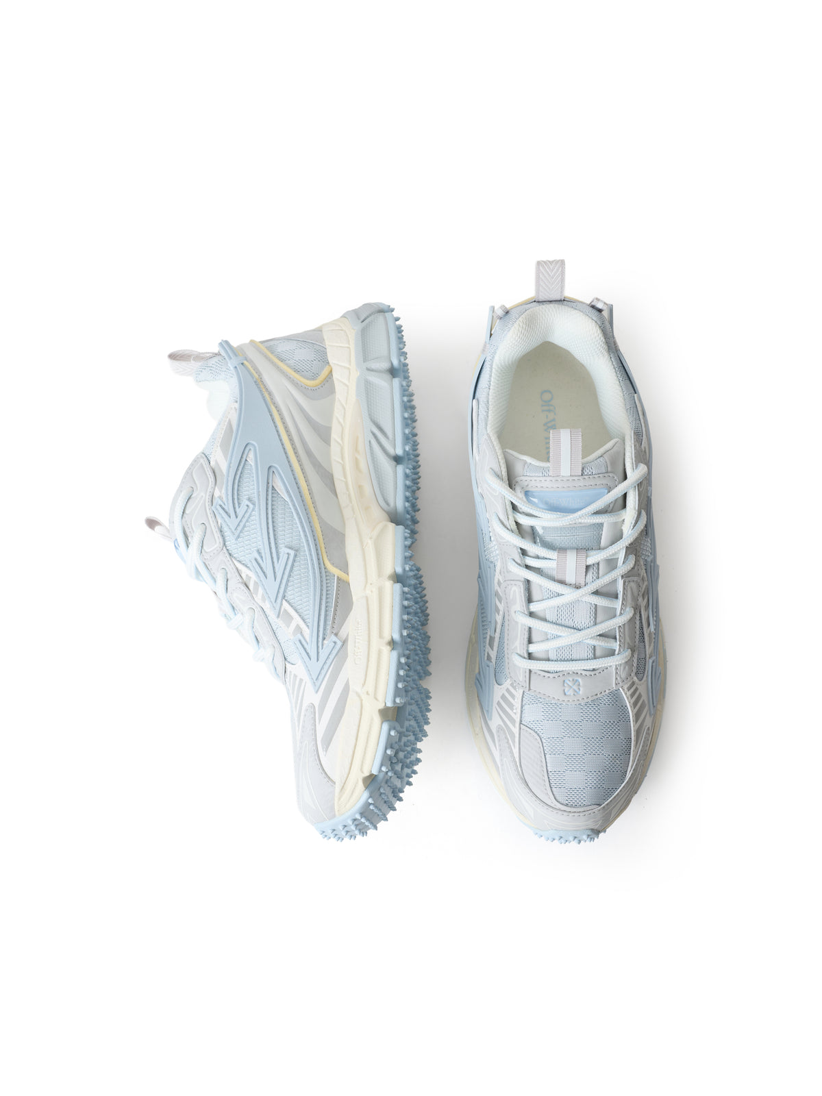 OFF WHITE Be Right Back Sneakers CREAM WHITE/NEO BLUE OF05749455
