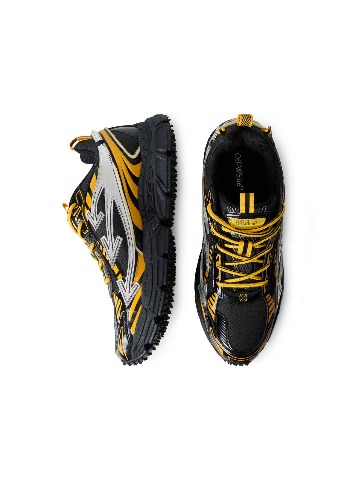 OFF WHITE Be Right Back Sneakers BLACK/SILVER OF05751001