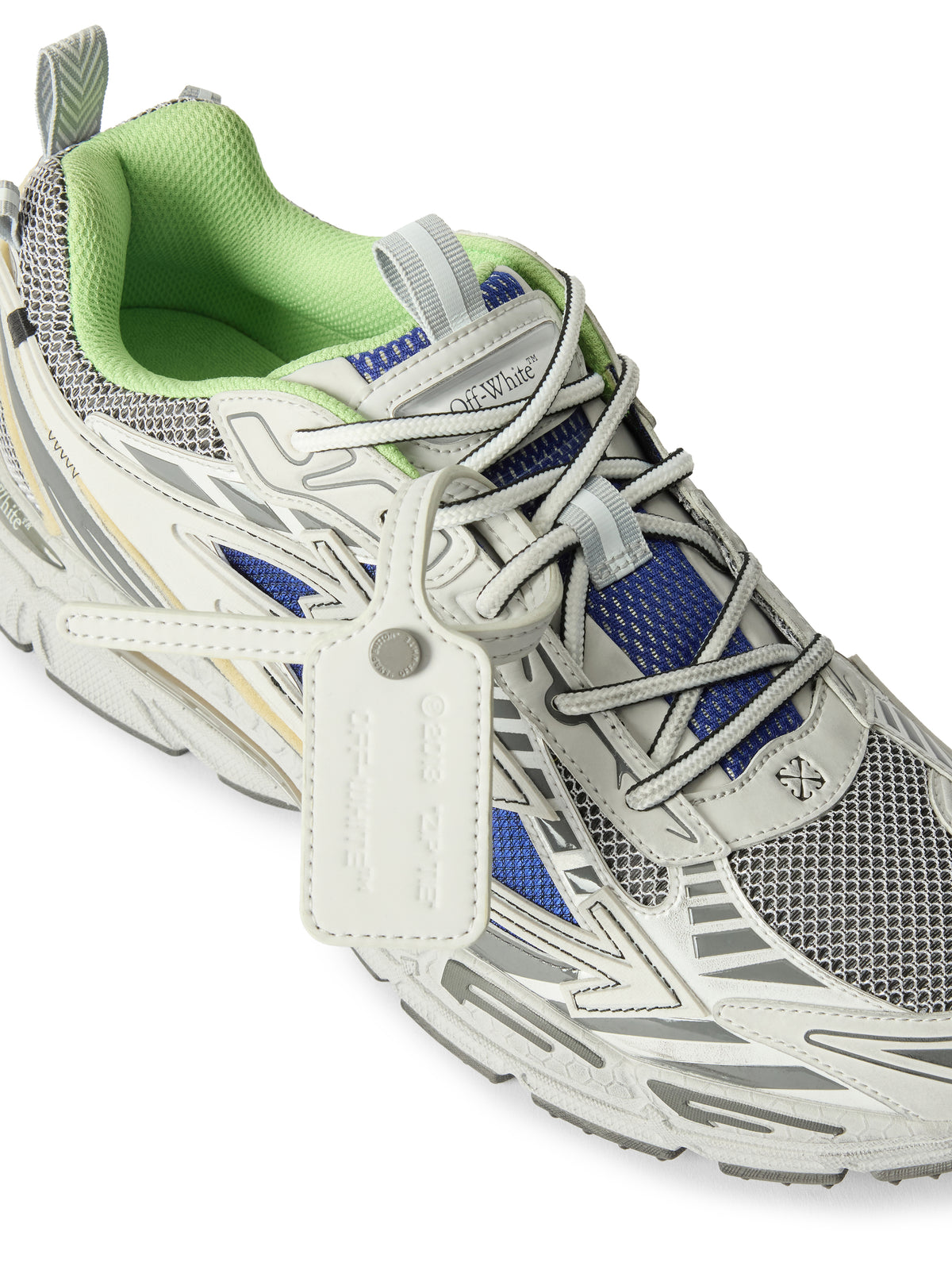 OFF WHITE Be Right Back Worn Out Sneakers DARK BLUE/DK GREY OF05753401